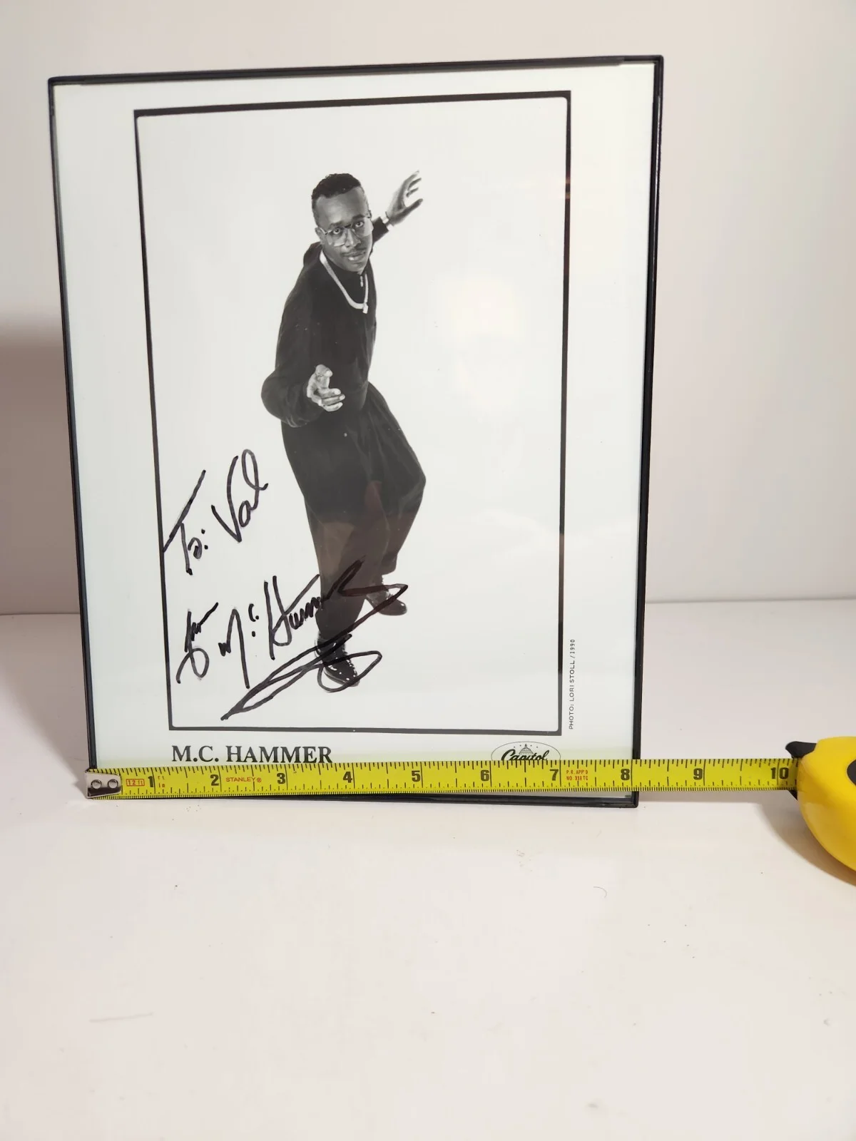 *READ** M.C. HAMMER SIGNED PHOTO 8X10 Genuine Signature 1990 Memorabilia Print, изображение 2
