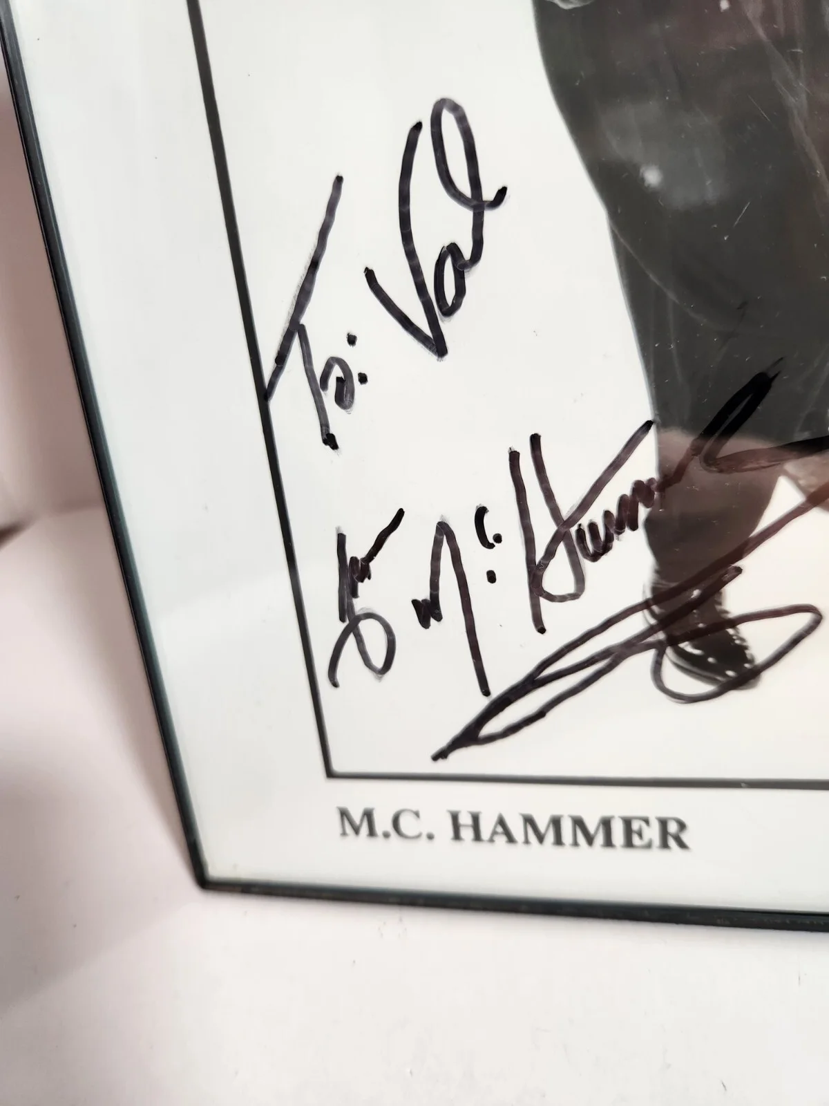*READ** M.C. HAMMER SIGNED PHOTO 8X10 Genuine Signature 1990 Memorabilia Print, изображение 4