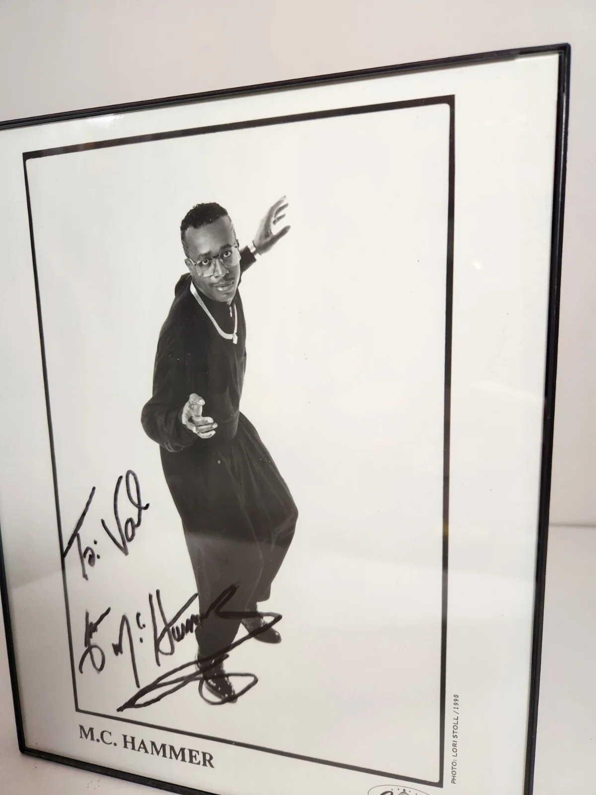 *READ** M.C. HAMMER SIGNED PHOTO 8X10 Genuine Signature 1990 Memorabilia Print, изображение 5