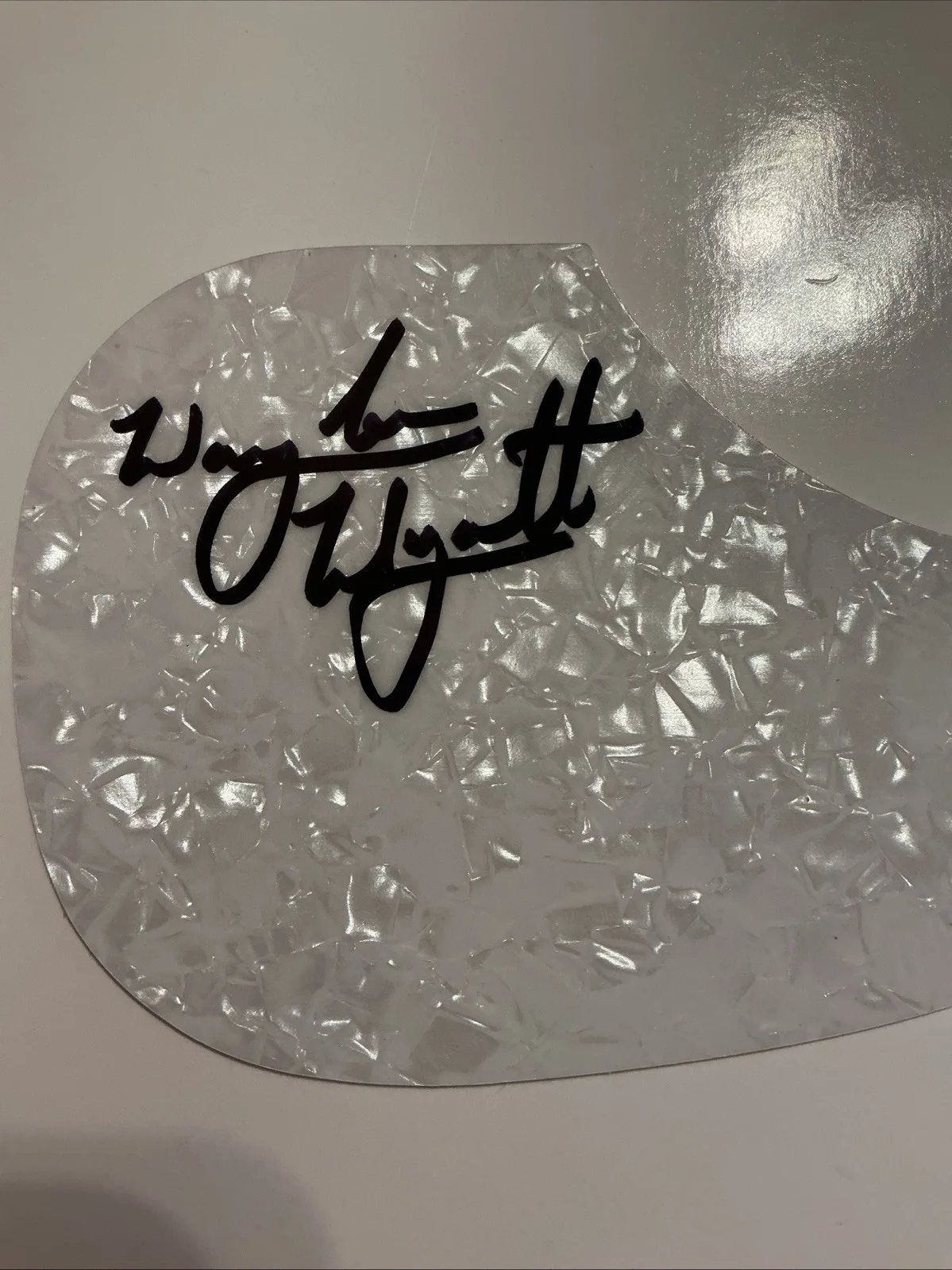 Waylon Wyatt Signed Pickguard Autograph Music Star, image 2
