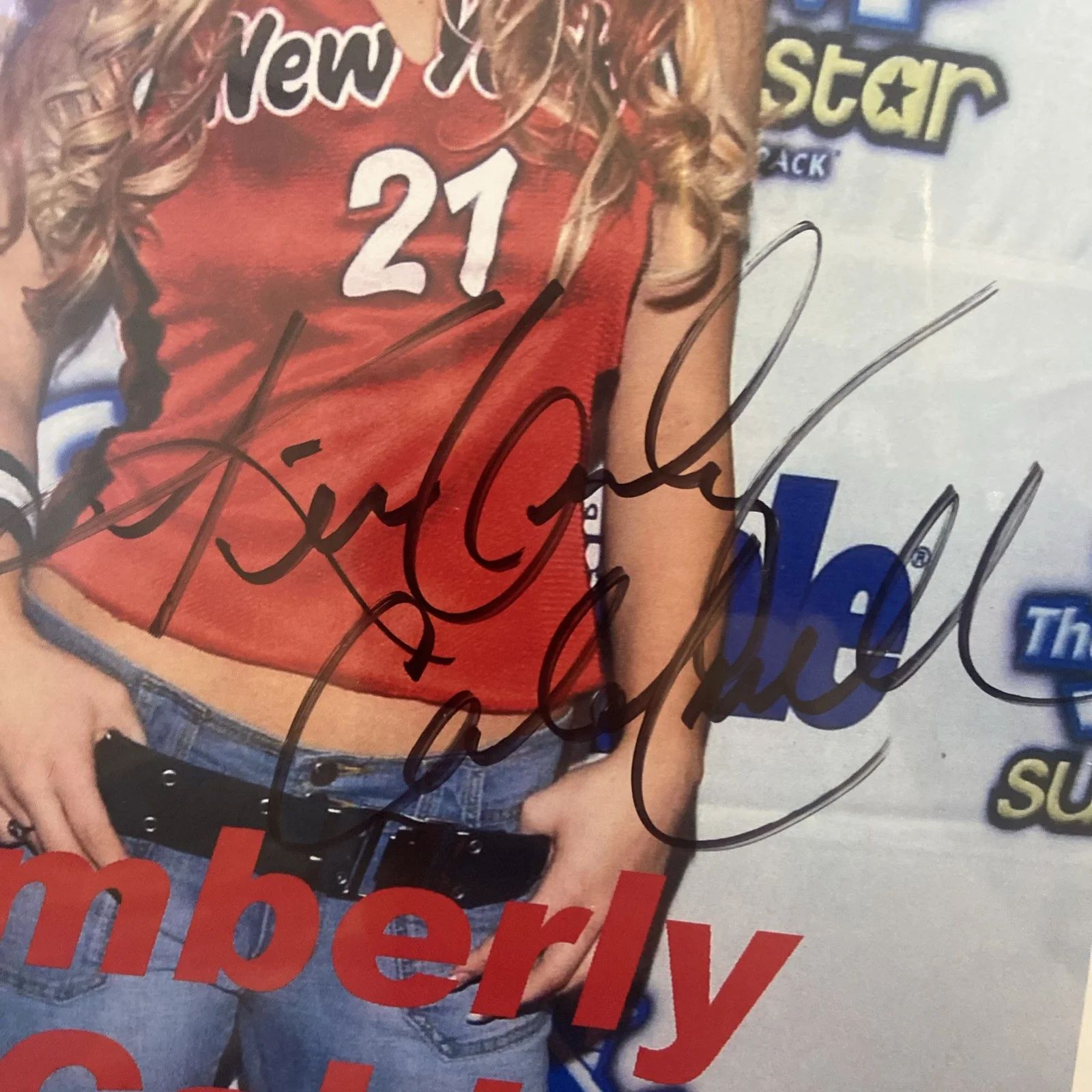 Kimberly Caldwell Hot Sexy American Idol Finalist Signed 8x10 color Photo auto, изображение 2