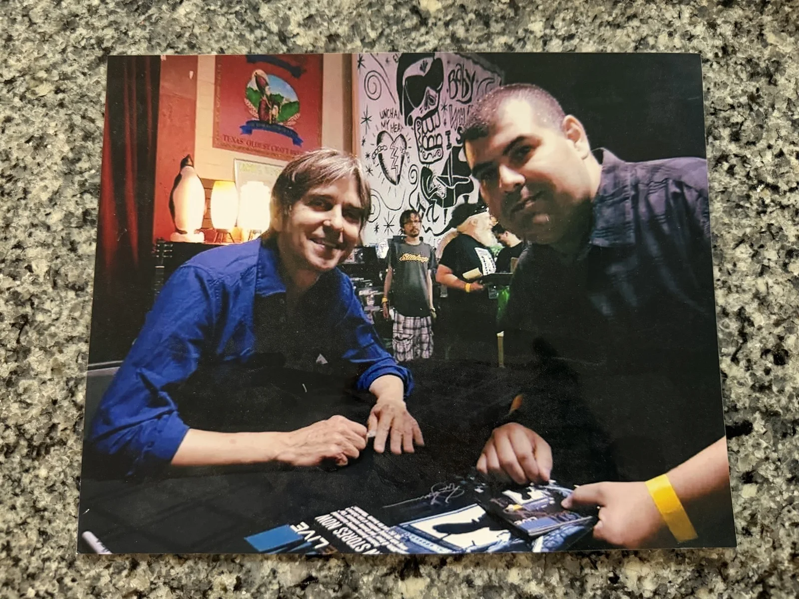 Eric Johnson Signed Europe Live Promo Poster Legendary Guitarist Autograph, image 3