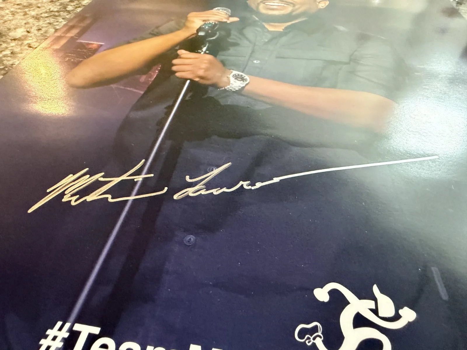 Martin Lawrence — MARTIN LAWRENCE SIGNED AUTOGRAPHED VIP Tour TeamMartyMar Poster 11" x 17", image 2
