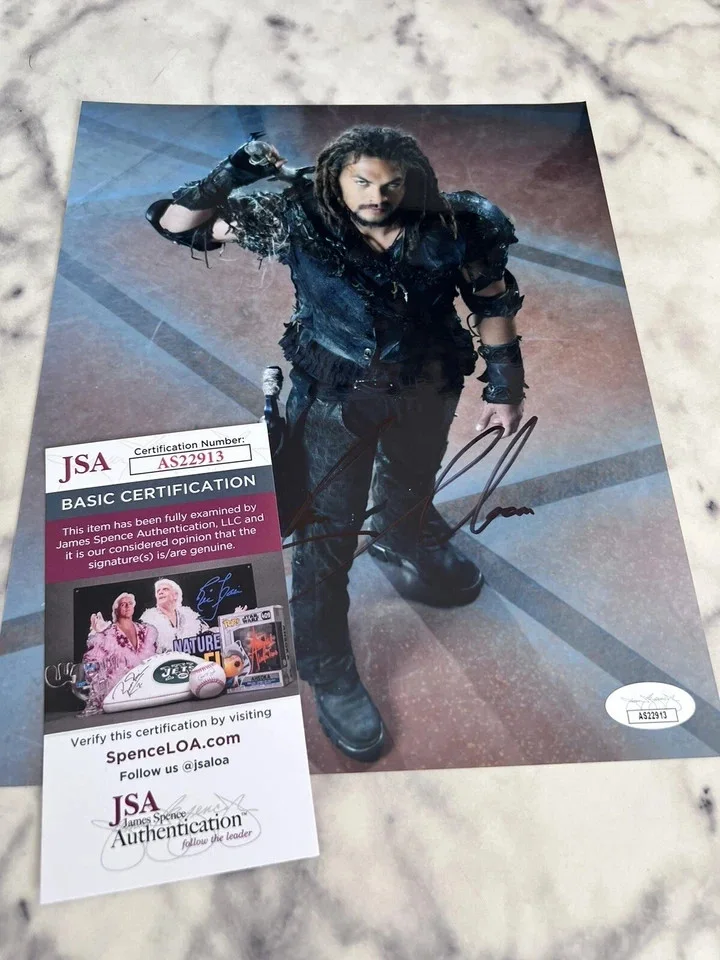 Jason Mamoa — COA! JASON MOMOA Ronan Dex Stargate Atlantis Aquaman GOT 8x10 Autographed JSA, изображение 5