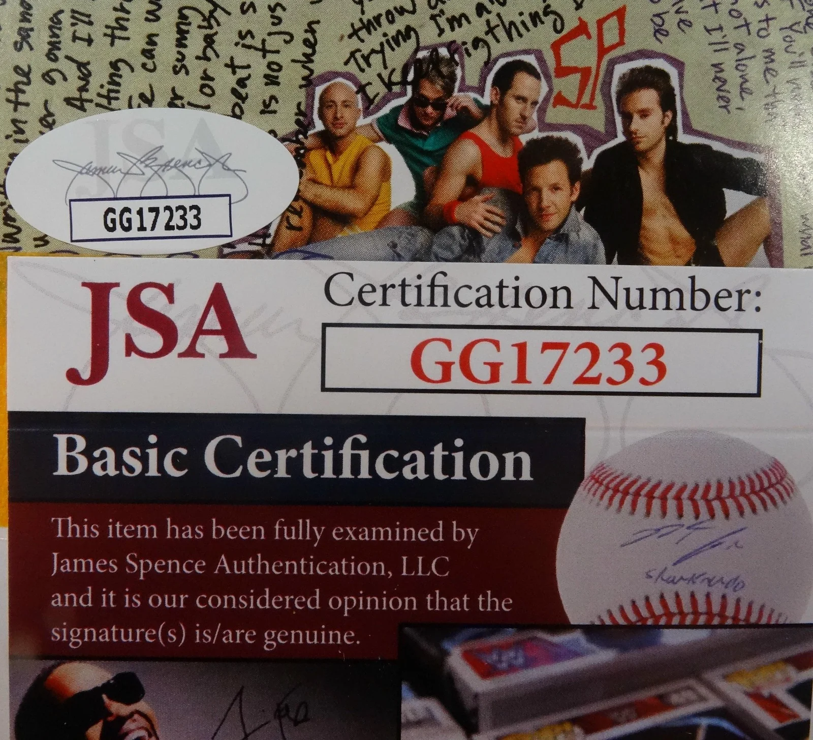 SIGNED SIMPLE PLAN AUTOGRAPHED CD FRAME DISPLY CERTIFIED AUTHENTIC JSA # GG17233, image 4