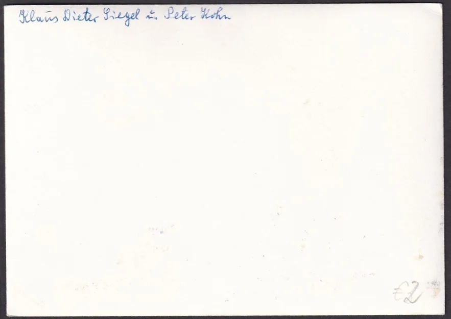 Petr Kohn and Klaus Dieter Siegel German drag queens vintage signed postcard, изображение 2