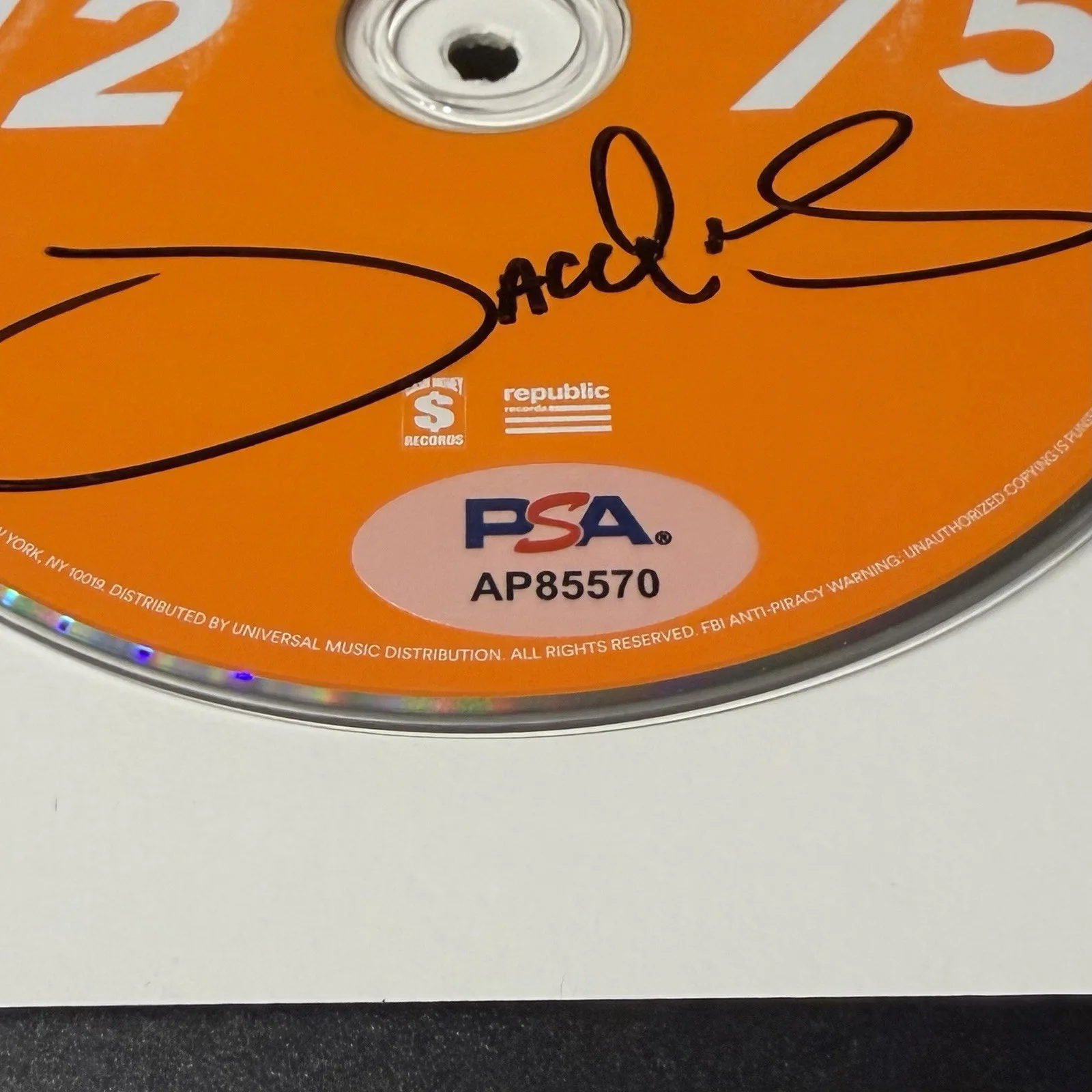 JACQUEES SIGNED 4275 CD ALBUM SINGER KING OF R&B AUTOGRAPH FRAMED PSA COA, изображение 4