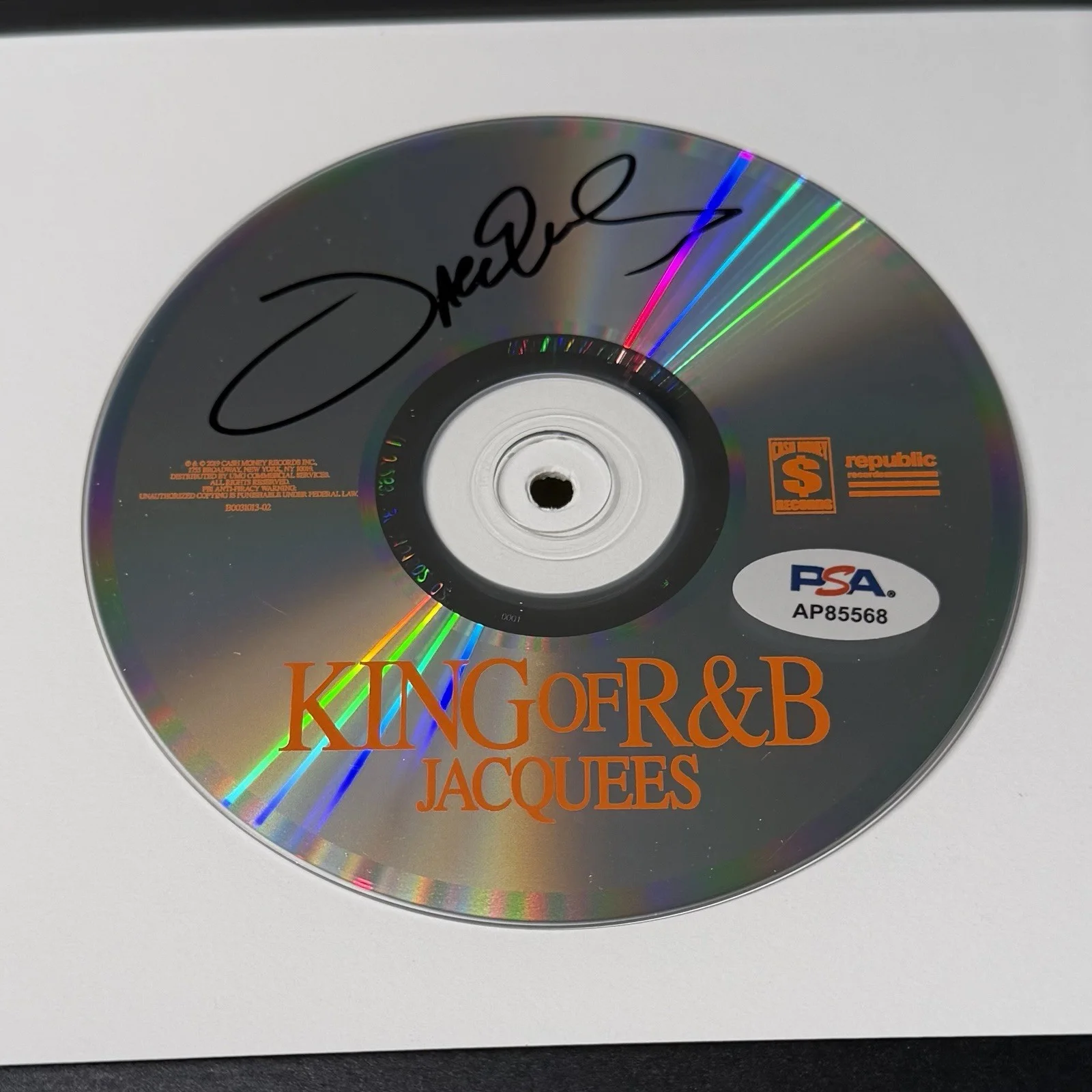 JACQUEES SIGNED KING OF R&B CD ALBUM SINGER AUTOGRAPH FRAMED PSA COA, image 2