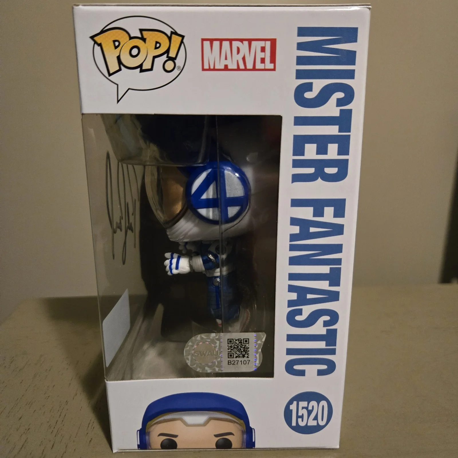 Pedro Pascal — Pedro Pascal Signed Mister Fantastic, Fantastic Four Funko Exclusive SWAU COA!, изображение 2
