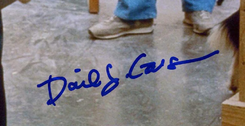 DAVID DAVE CARSON SIGNED 11x14 PHOTO ILM VISUAL EFFECTS STAR WARS BECKETT BAS, image 2