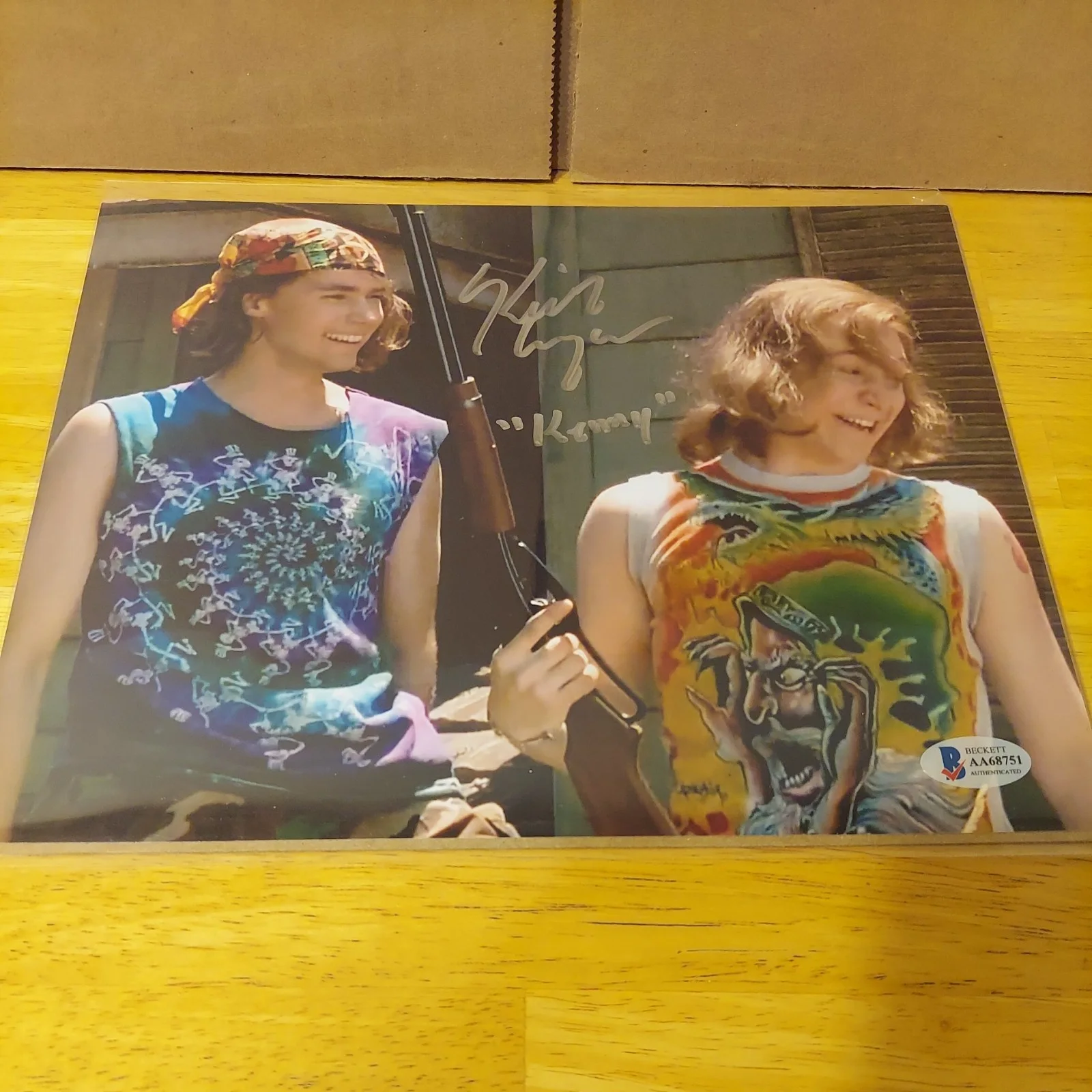 KEITH COOGAN Kenny DON'T TELL MOM.... signed autographed 8x10s Bam Box bas, изображение 2