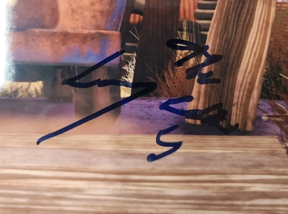 Larry the cable guy — Larry The Cable Guy Signed Tow Mater Cars 8x10 JSA AS72242, image 3
