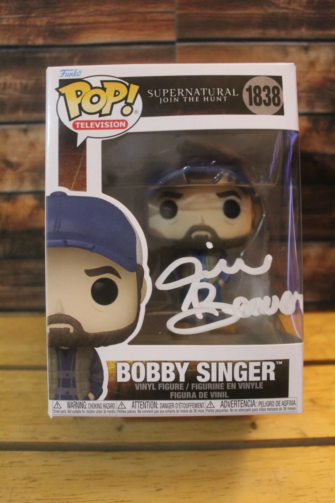 Jim Beaver — Signed Pop #1838 - Supernatural - Bobby Singer, Jim Beaver + COA, image 2