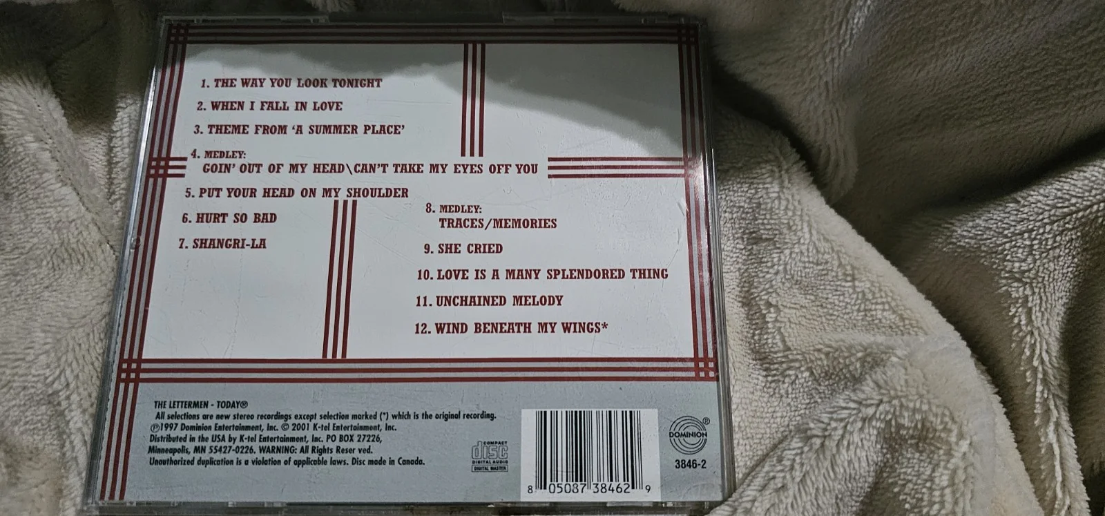 The Lettermen Today CD open used see pics CD A, image 3
