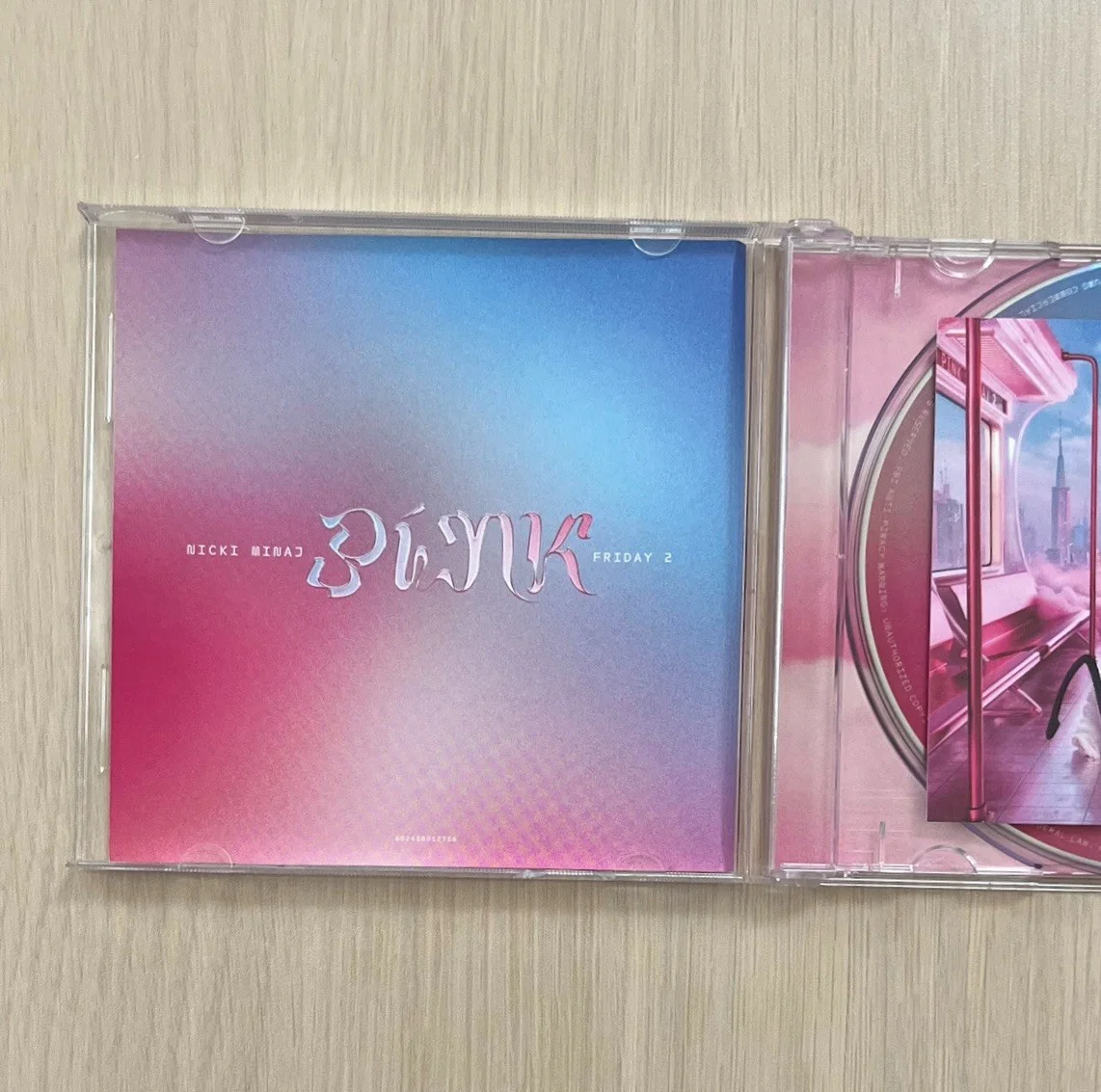 Nicki Minaj Pink Friday 2 CD With SIGNED AUTOGRAPHED Art Card, image 3
