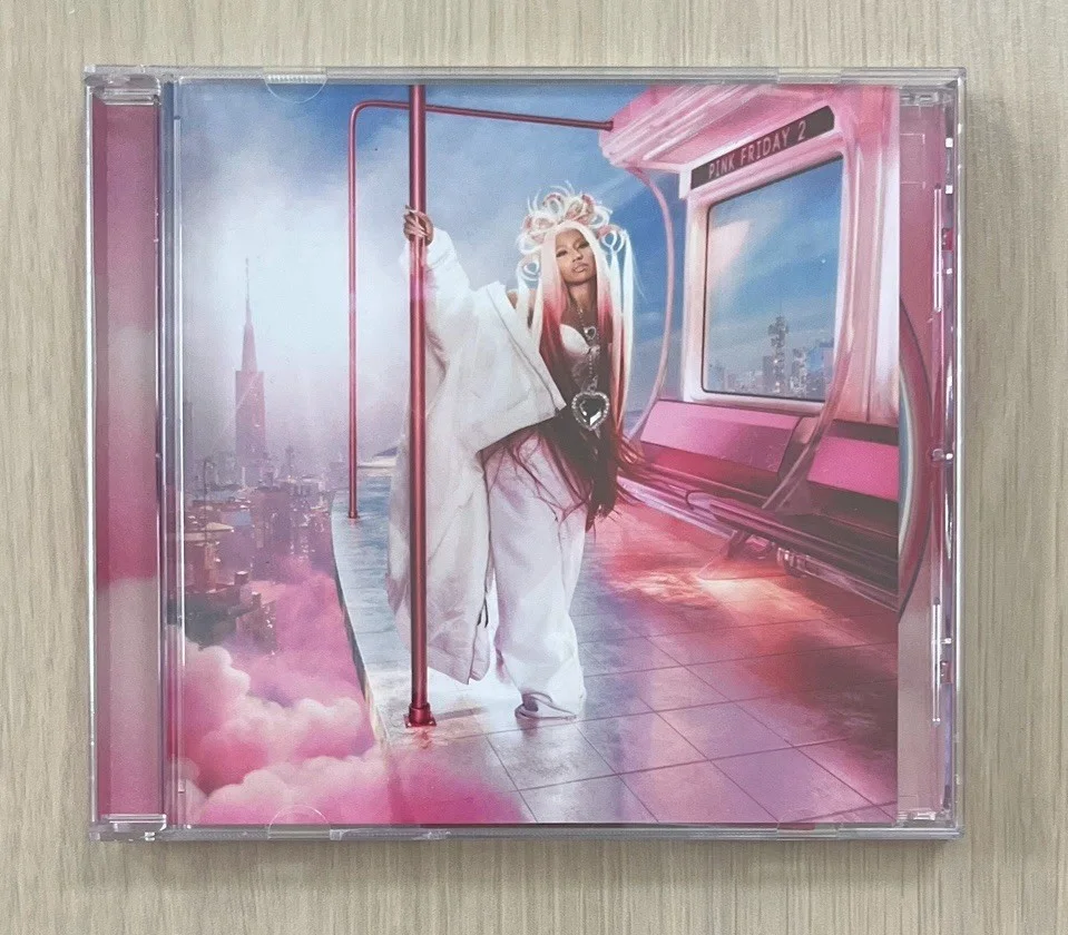 Nicki Minaj Pink Friday 2 CD With SIGNED AUTOGRAPHED Art Card, image 4