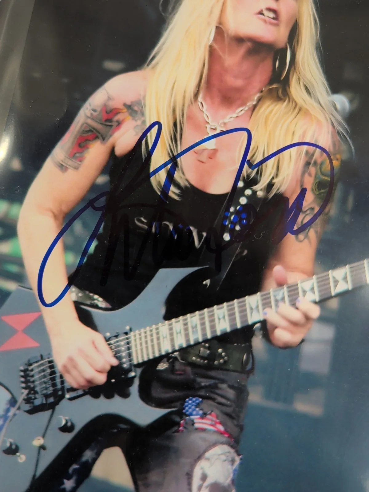 Lita Ford Signed 8x10 Photo Runaways Guitarist JSA Certified Autograph, изображение 2