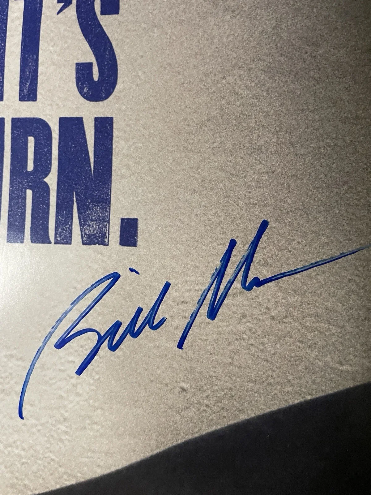 Bill Maher — Bill Maher Autographed Poster W/certified sticker REAL TIME WITH BILL MAHER27x40, image 2
