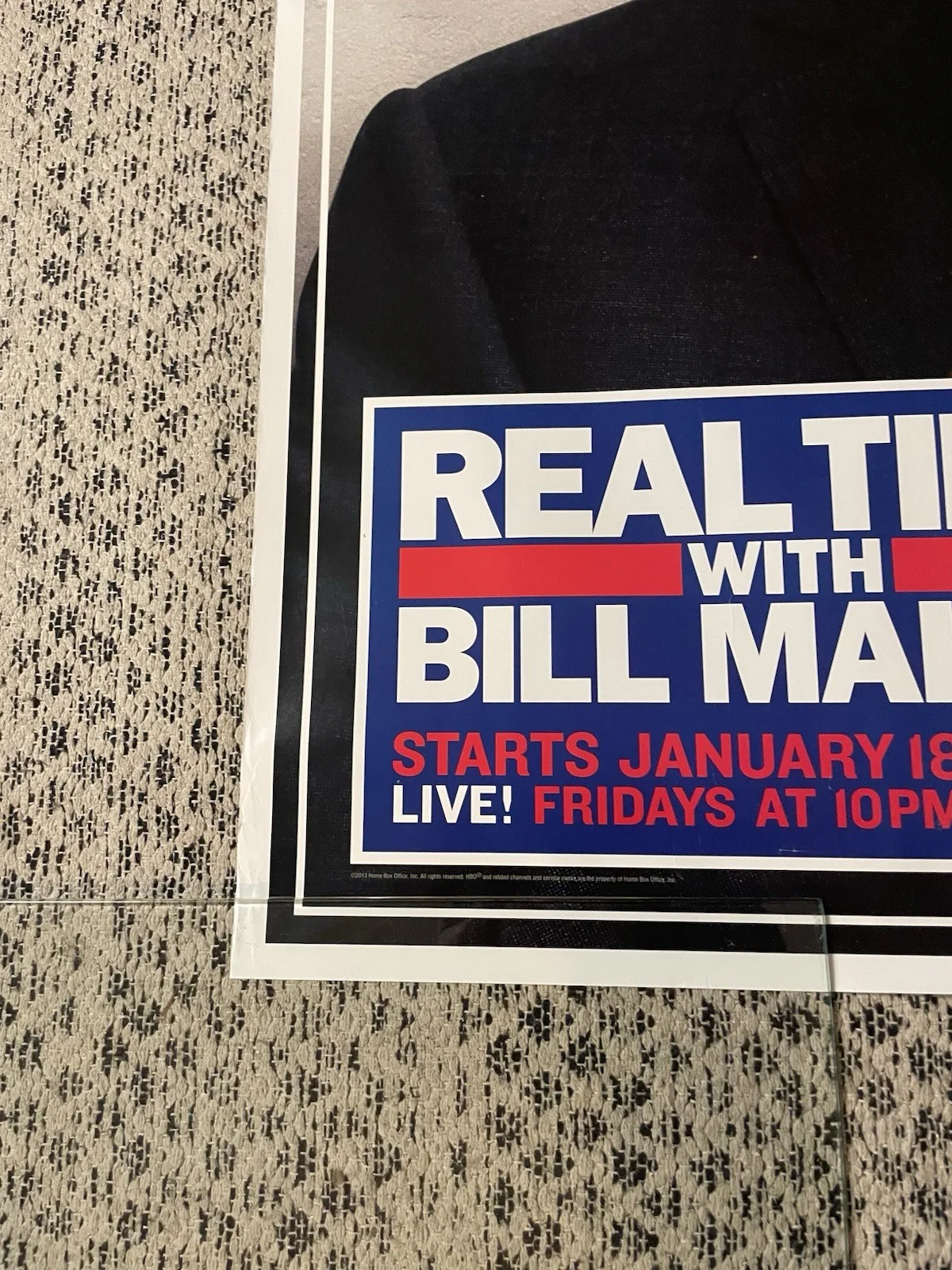 Bill Maher — Bill Maher Autographed Poster W/certified sticker REAL TIME WITH BILL MAHER27x40, image 4
