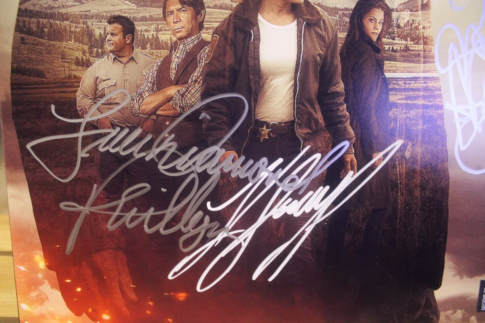 Lou Diamond Phillips, Robert Taylor, Katee Sackhoff, Adam Bartley — 11x17Autographed Poster - Longmire, Robert Taylor, Katee Sackhoff, + COA, image 3