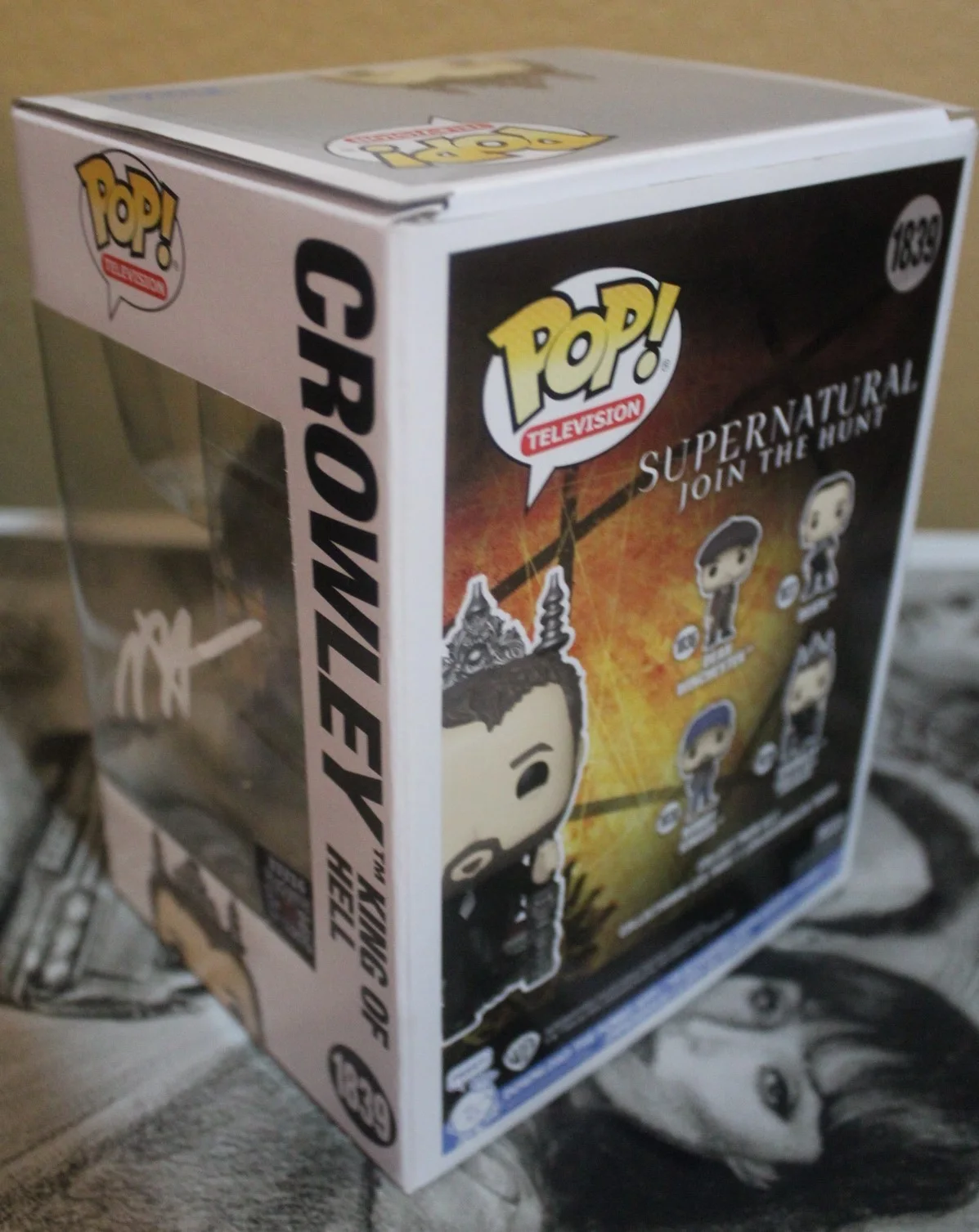 Mark Sheppard, Mark Pellegrino — Signed Pop #1839 - Supernatural - Crowley, Mark Sheppard, Mark Pellegrino + COA, изображение 5