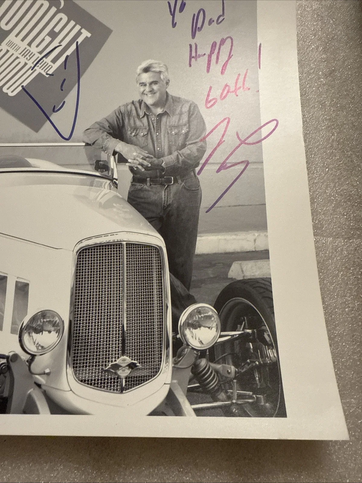 Jay Leno Signed 8x10 Photo The Tonight Show Comedian Autograph, image 5