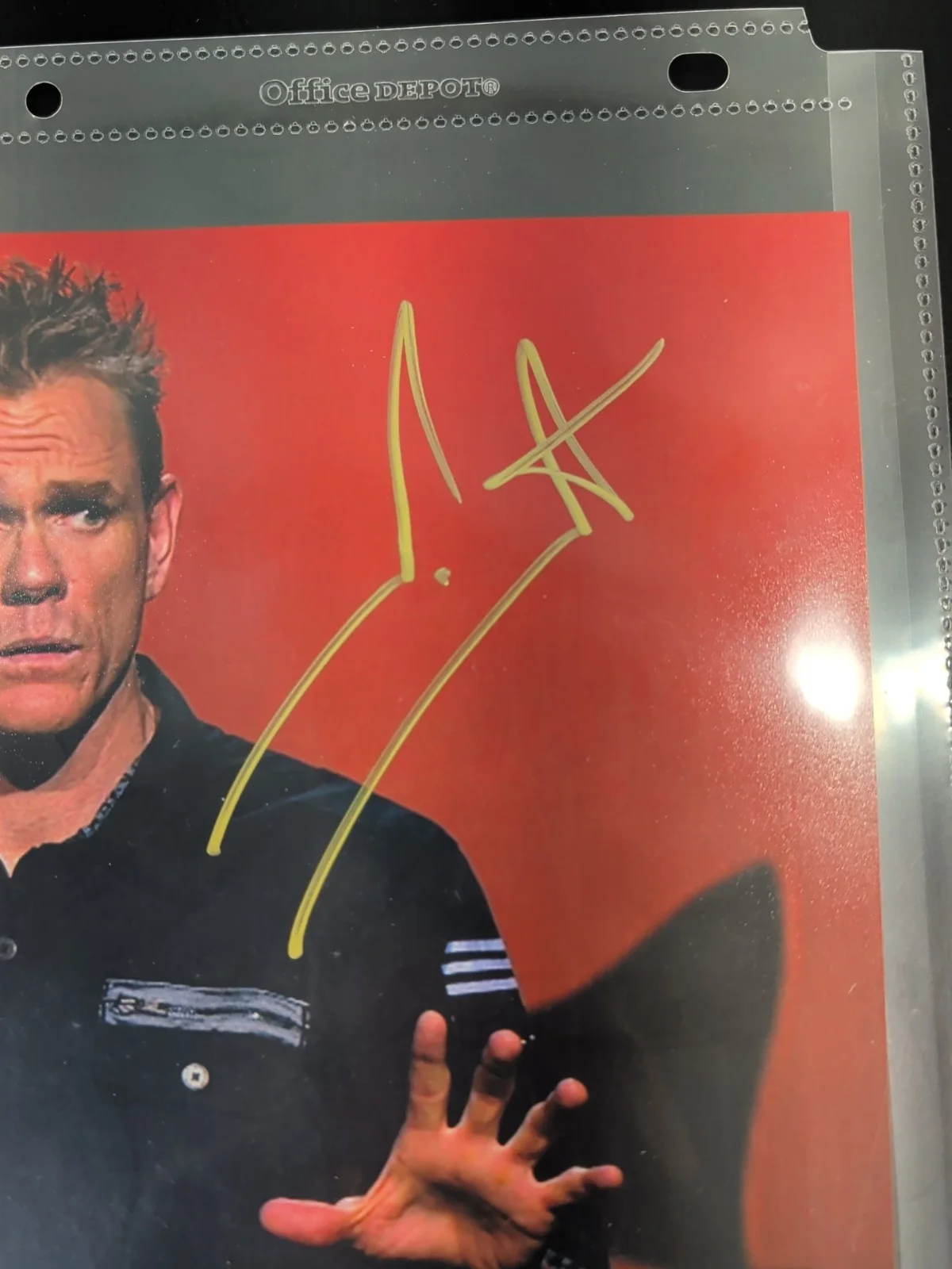 Christopher Titus Signed Autographed 8x10 Photo Stand-Up Comedian Gold Marker, image 2