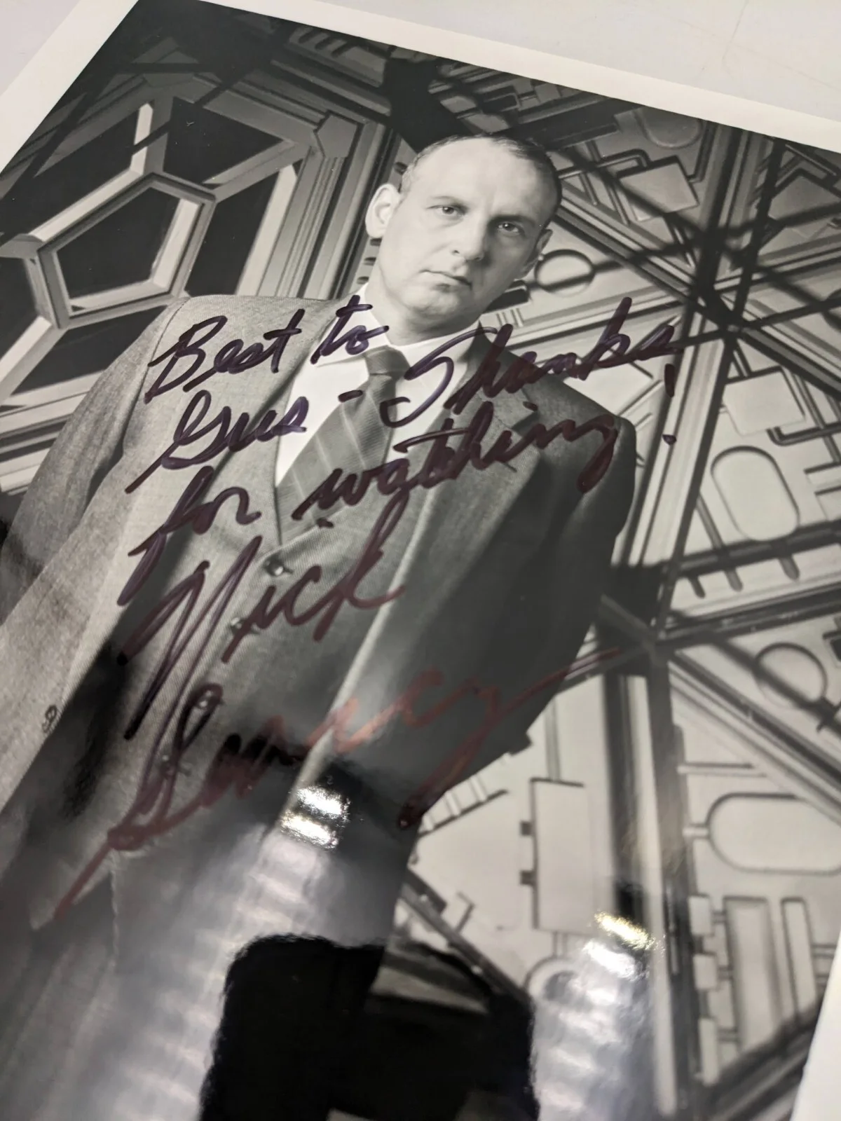 Nick Searcy As Nate Ramsey Seven Days TV Scifi Hand Signed Photo Autograph 8x10, изображение 4