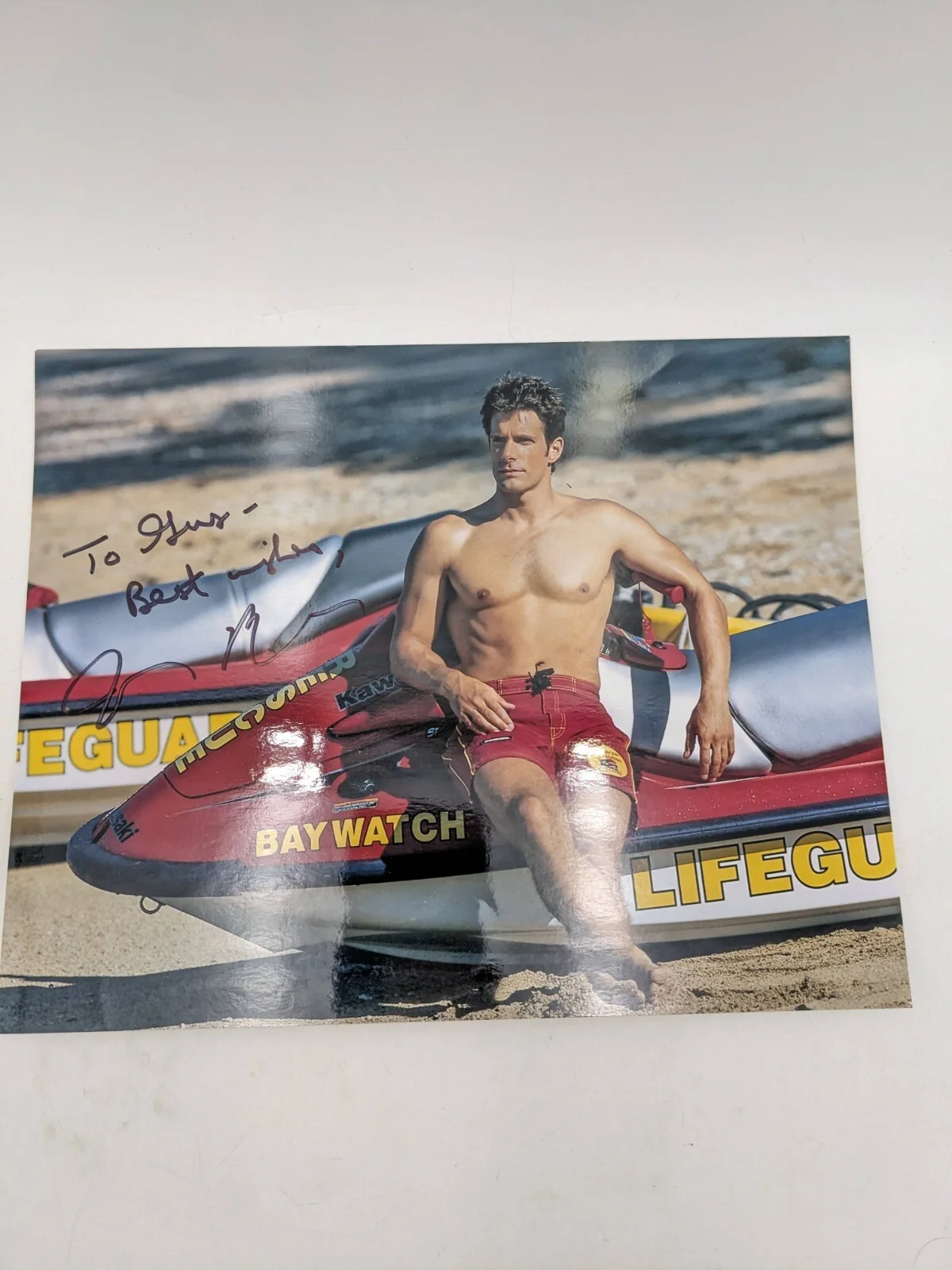 Jason Brooks "Sean Monroe" Baywatch Hand Signed 8x10 Photo Autograph, изображение 2