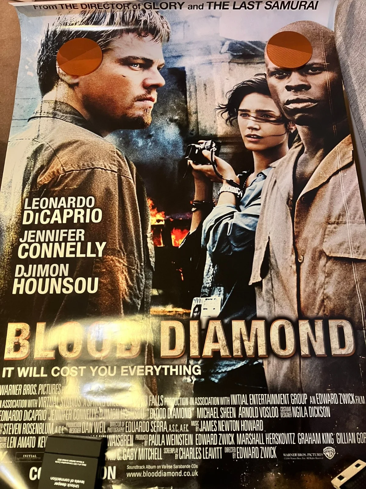 Blood Diamond UK One Sheet Poster 27x40 inch Leonardo DiCaprio, Jennifer Connely, image 2