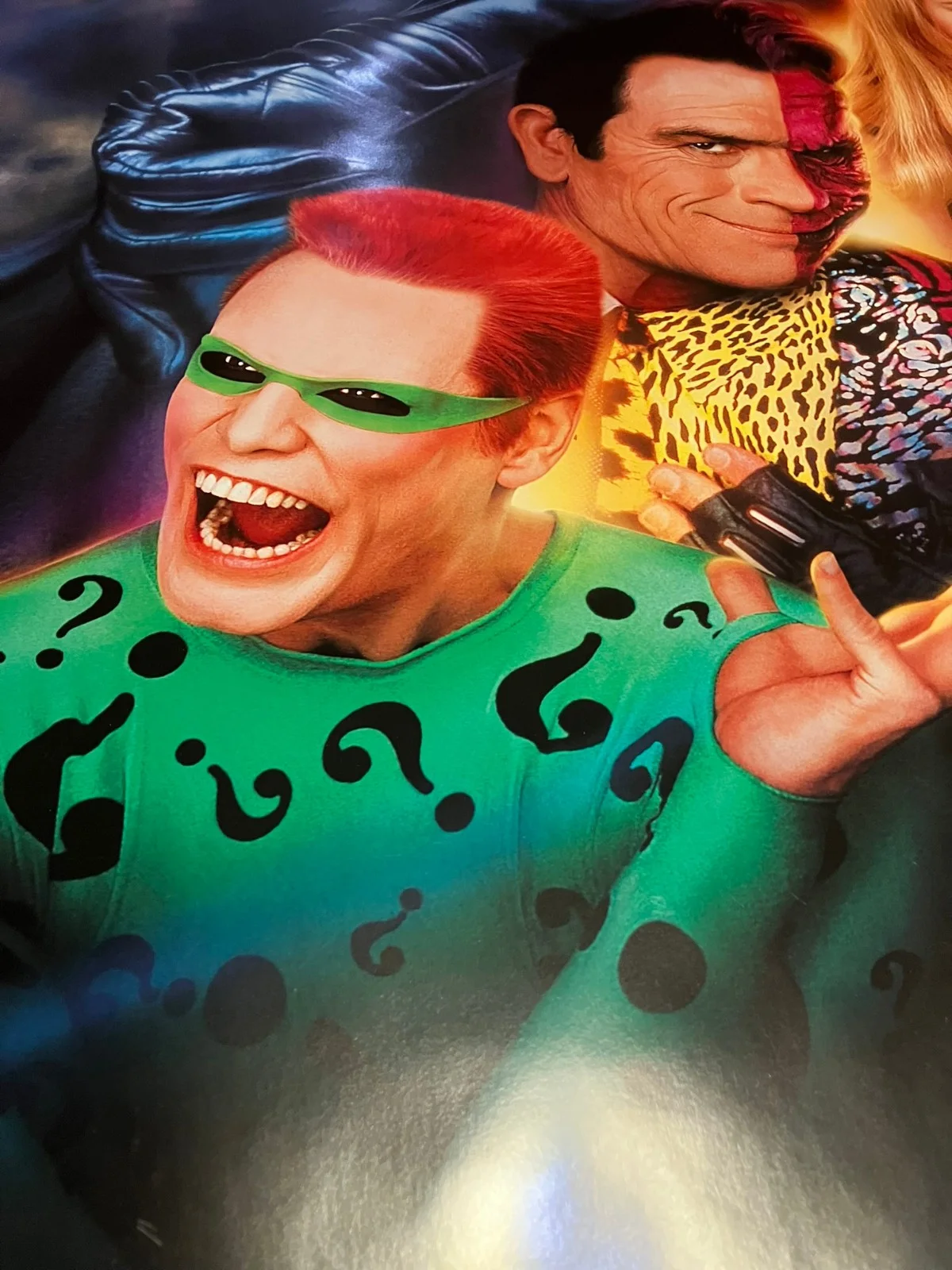 BATMAN FOREVER ORIGINAL UK MOVIE POSTER1995 VAL KILMER NICOLE KIDMAN 27x40 inch, изображение 4