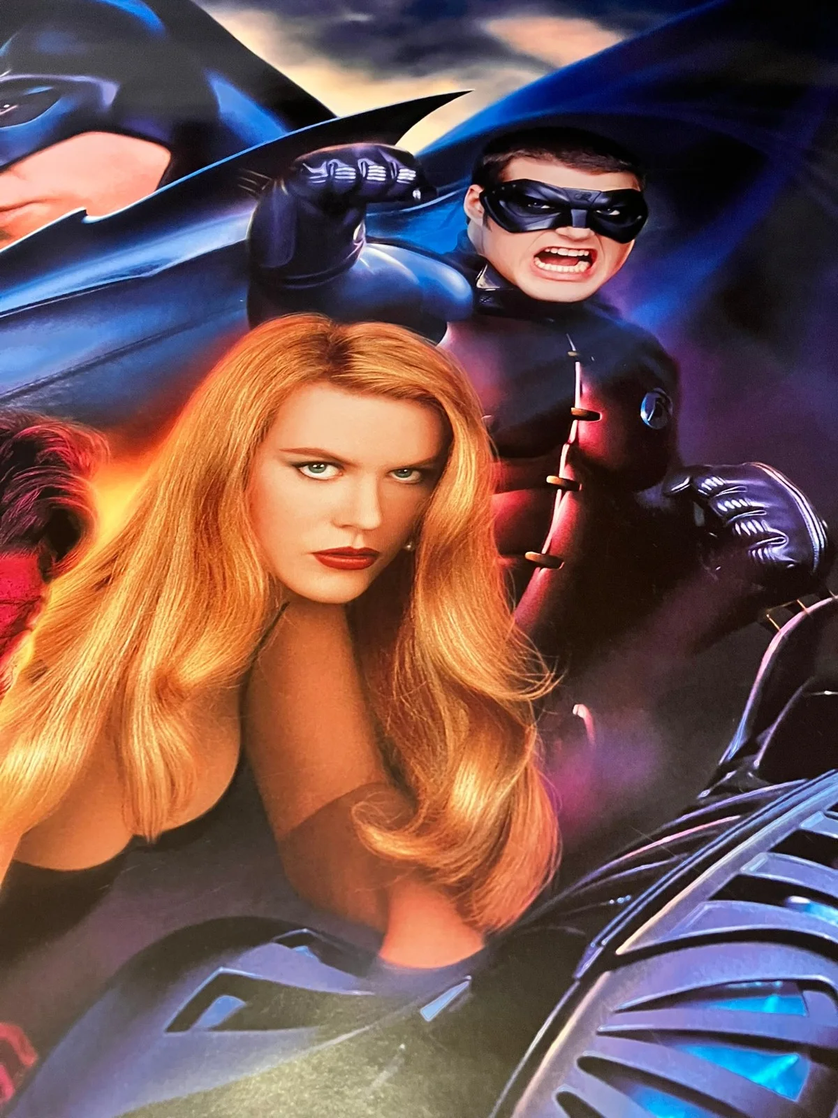 BATMAN FOREVER ORIGINAL UK MOVIE POSTER1995 VAL KILMER NICOLE KIDMAN 27x40 inch, изображение 5