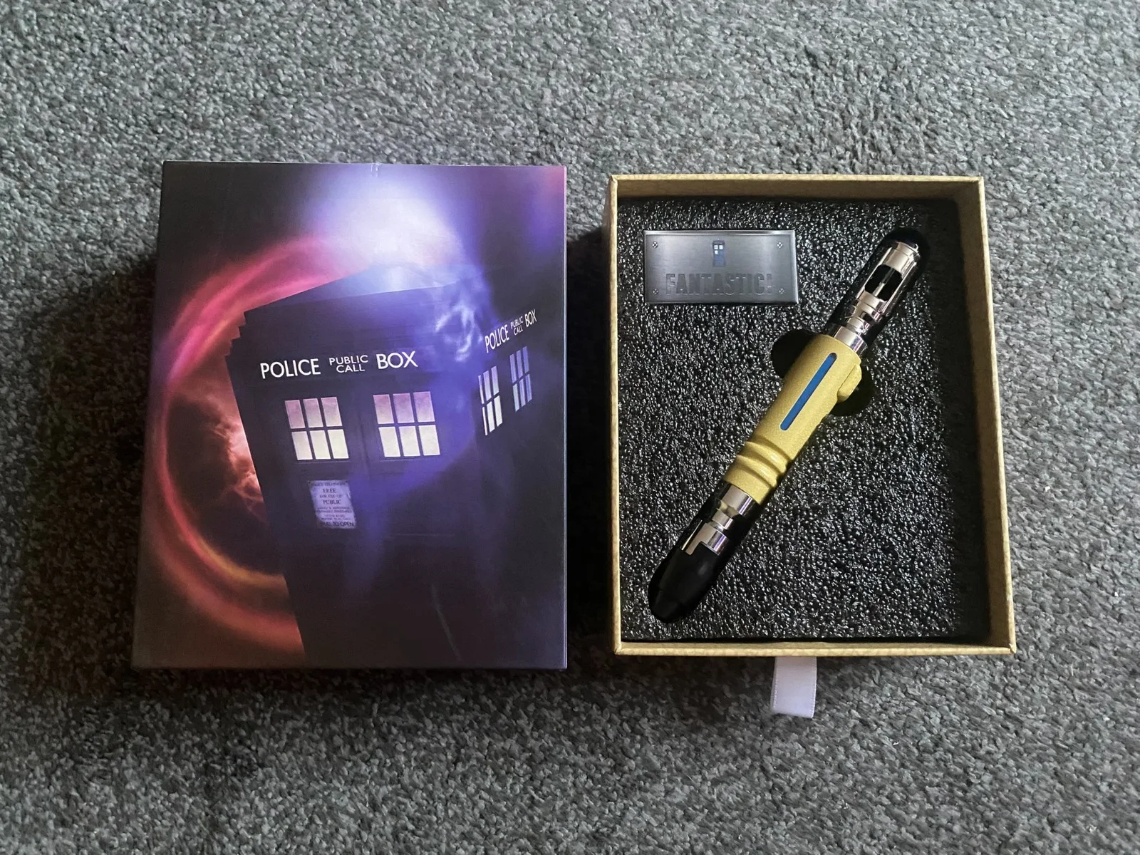 IN STOCK Doctor Who 9th Metal Sonic Screwdriver 10th LED Replica Toys Stainless, изображение 2