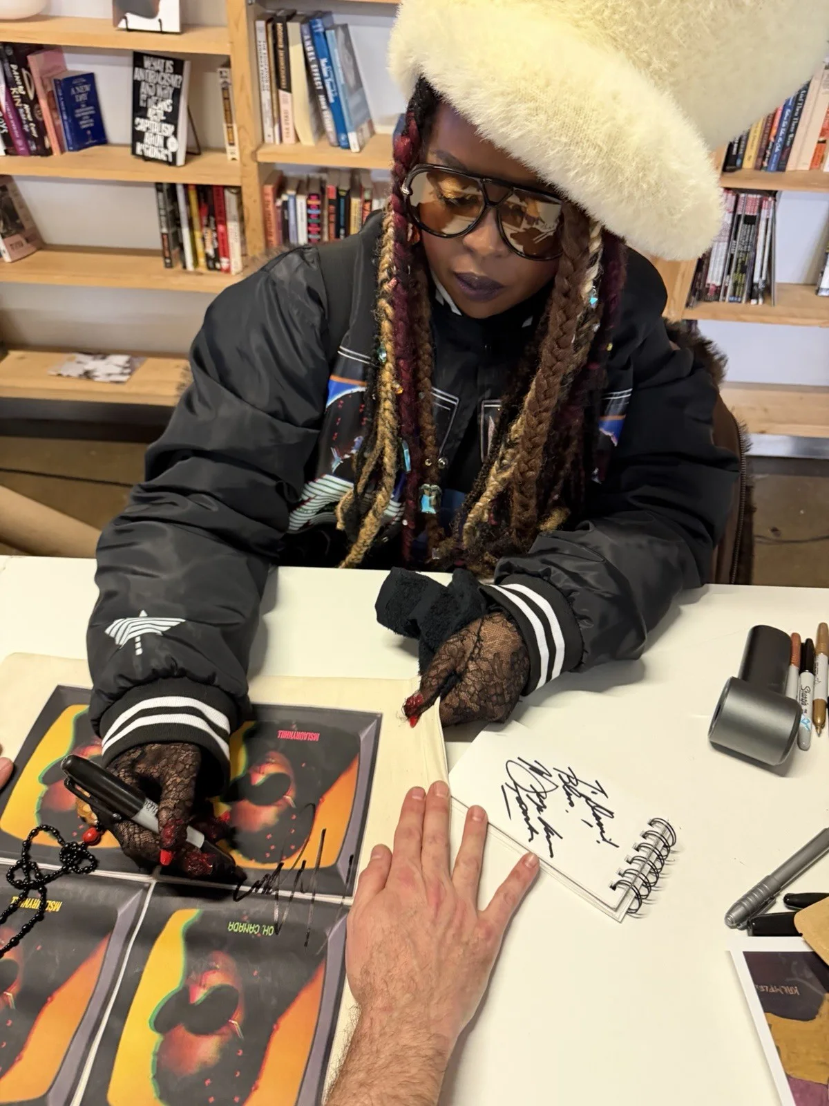 Lauryn Hill Autograph Signed Tote Bag With Signing PROOF *Official Merch*, image 3