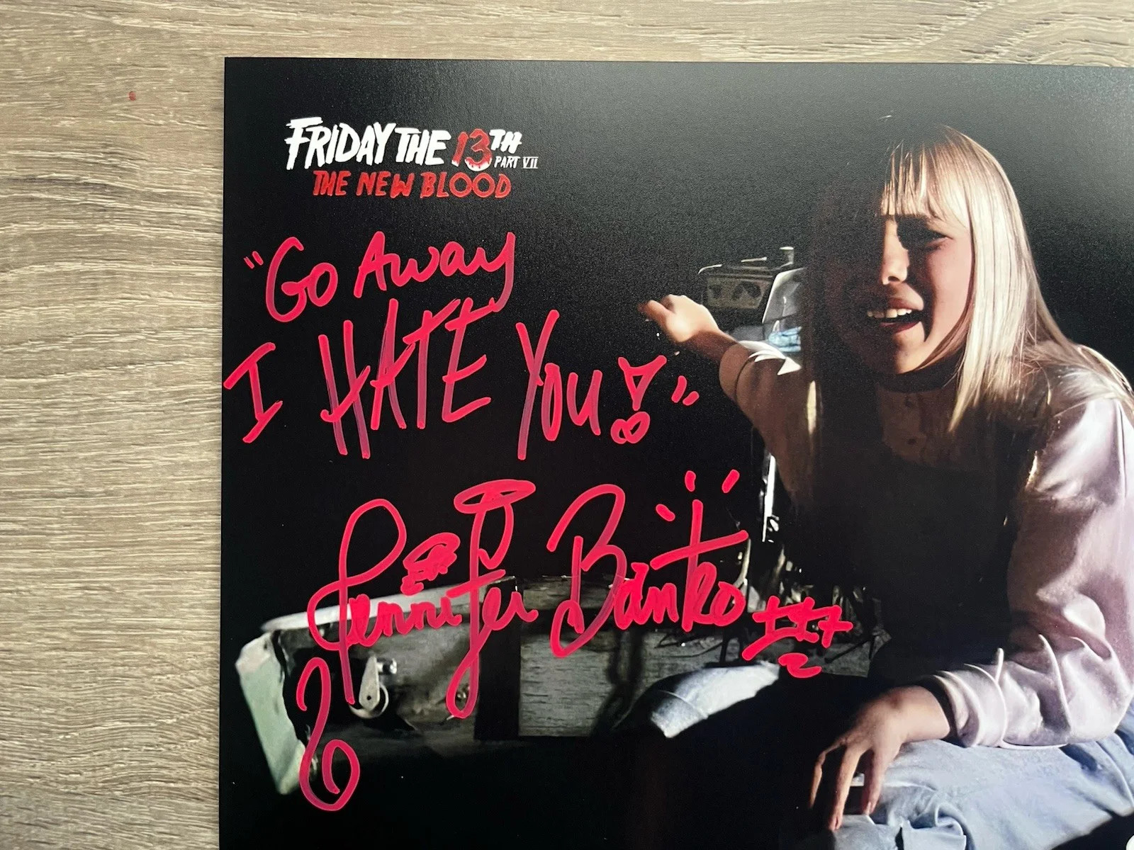 Jennifer Banko — Jennifer Banko Signed Friday The 13th New Blood 8x10 Photo JSA COA W/Quote, изображение 3