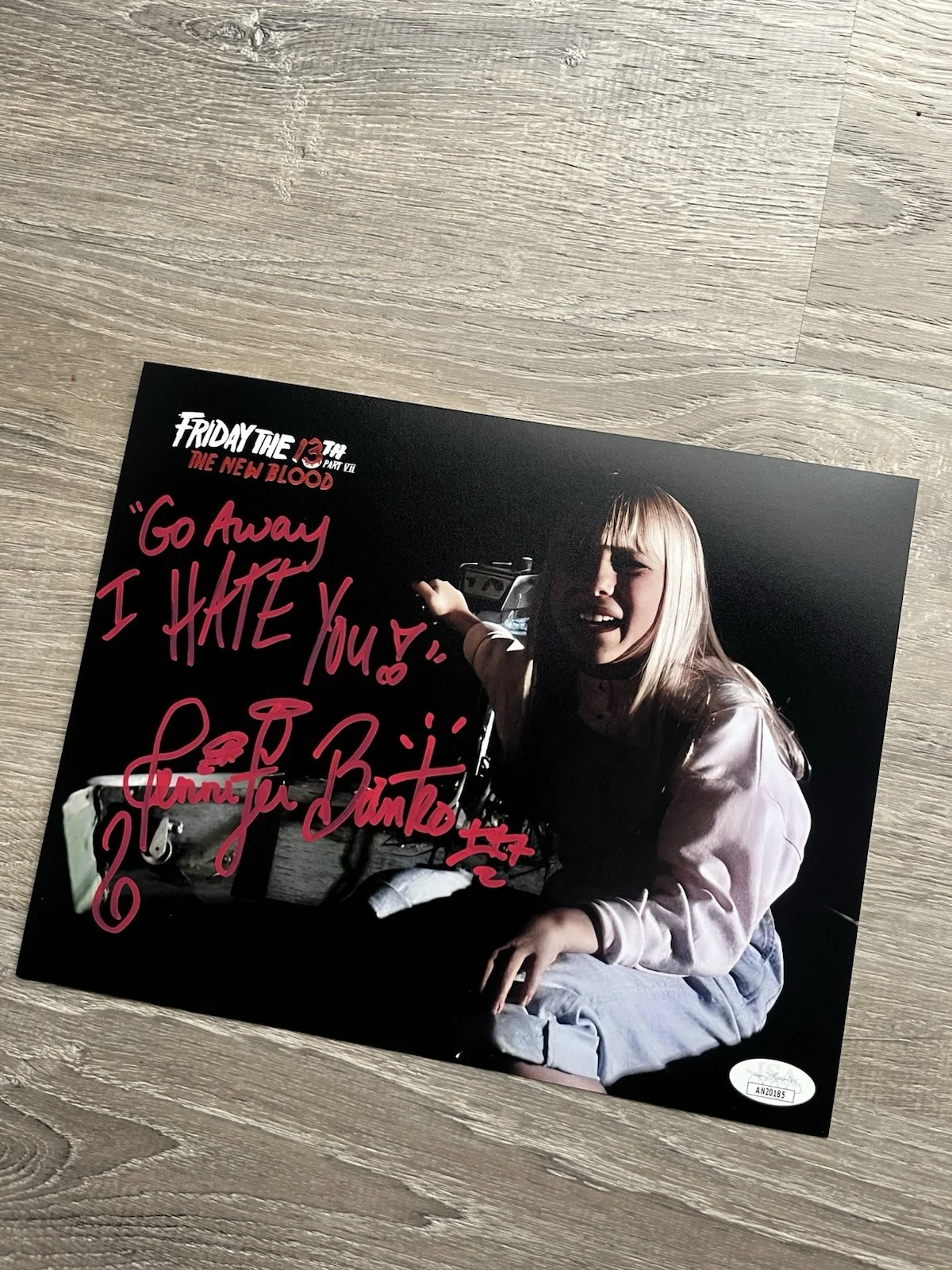 Jennifer Banko — Jennifer Banko Signed Friday The 13th New Blood 8x10 Photo JSA COA W/Quote, изображение 5