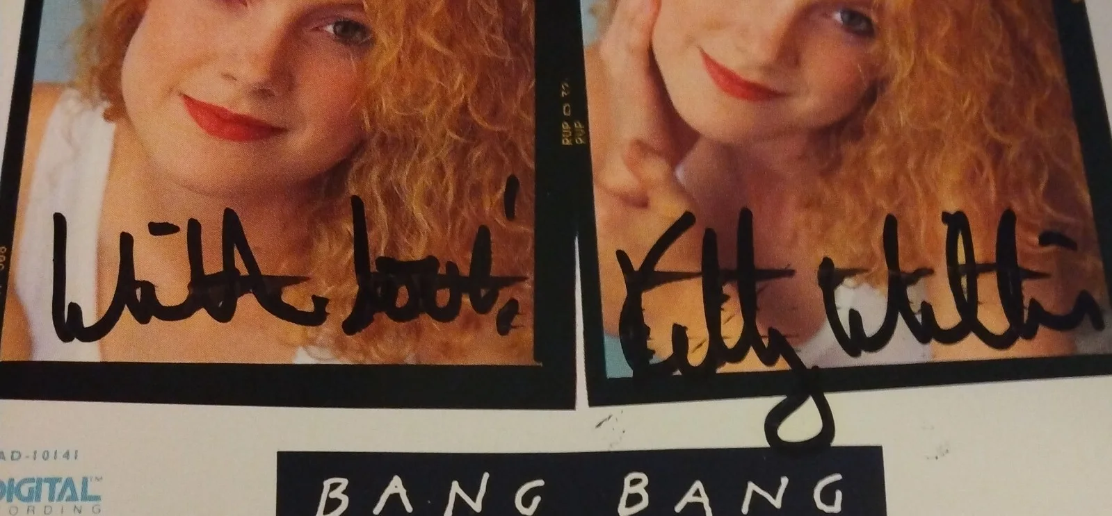 kelly willis - band bang - signed - autographed - compact disc, image 2