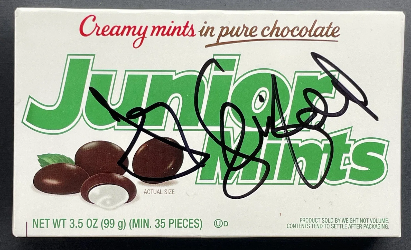 Jerry Seinfeld — Jerry Seinfeld Signed Autographed Full Junior Mints Box Psa/Dna Coa