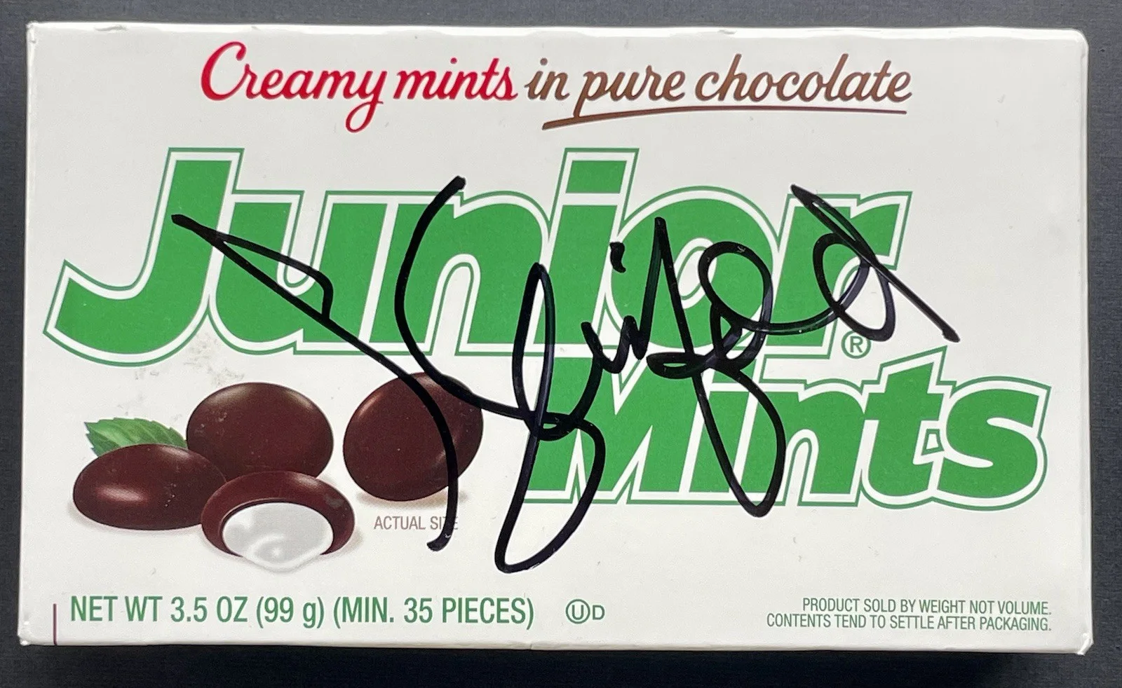 Jerry Seinfeld — Jerry Seinfeld Signed Autographed Full Junior Mints Box Psa/Dna Coa