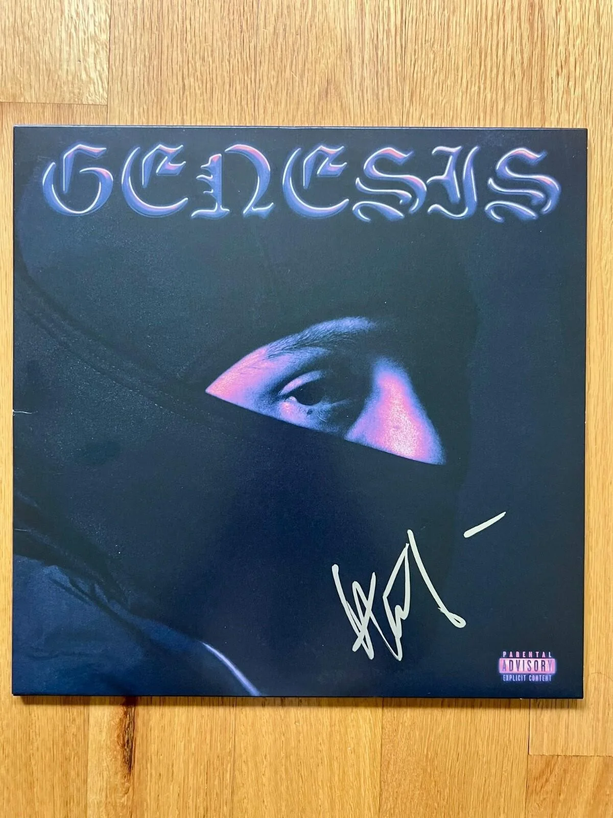 TITO DOUBLE P SIGNED "GENESIS" VINYL W/ EXACT VIDEO PROOF PESO PLUMA CORRIDOS, изображение 2