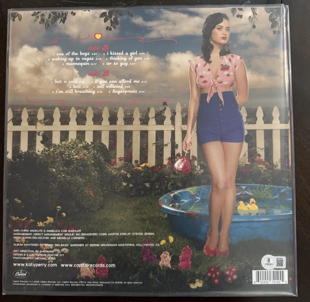 KATY PERRY SIGNED & FRAMED ONE OF THE BOYS VINYL BECKETT COA + EXACT VIDEO PROOF, изображение 3