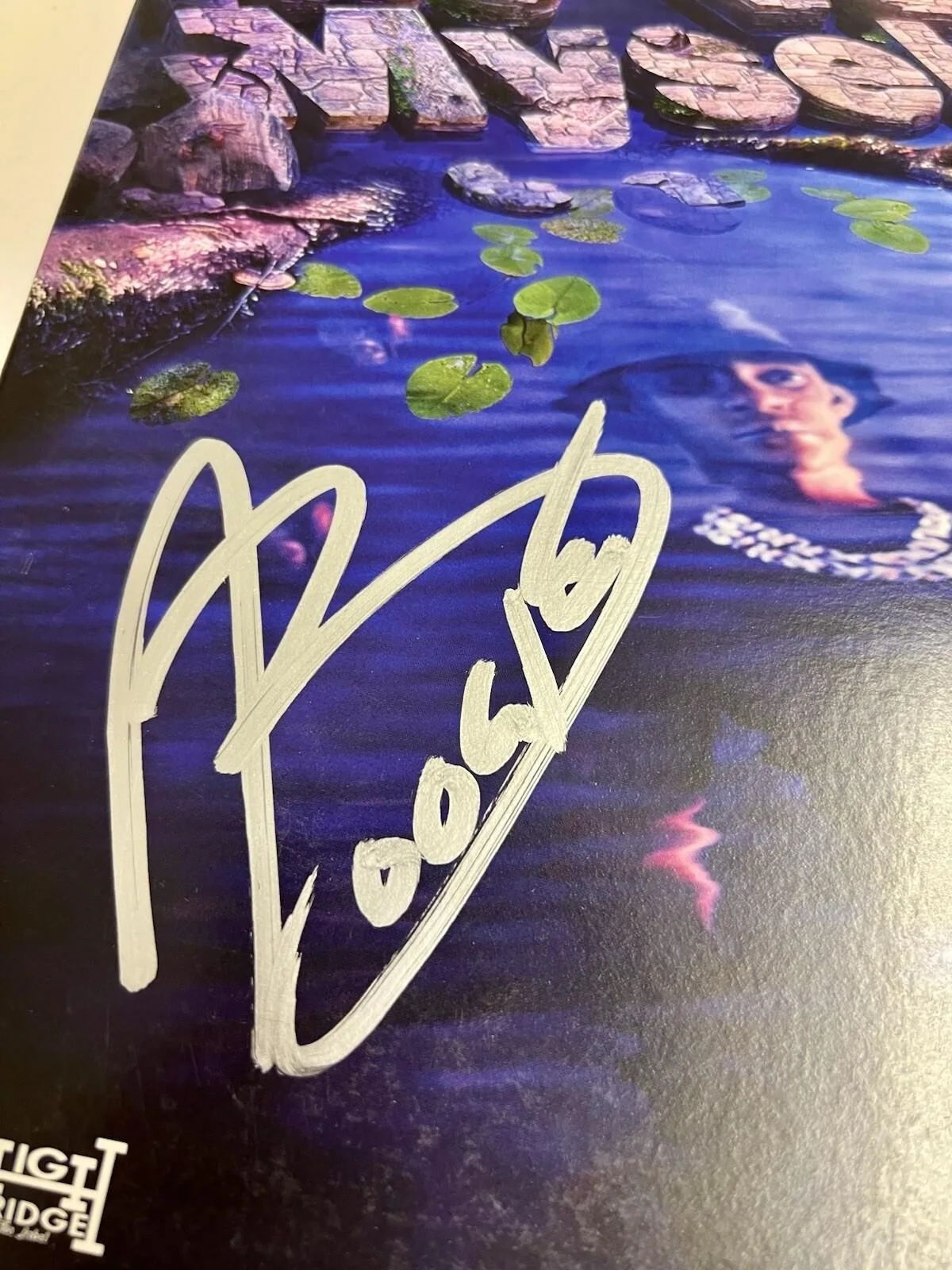 A BOOGIE WIT DA HOODIE SIGNED “ME VS MYSELF” VINYL ARTIST AUTO - PSA/DNA COA, изображение 2