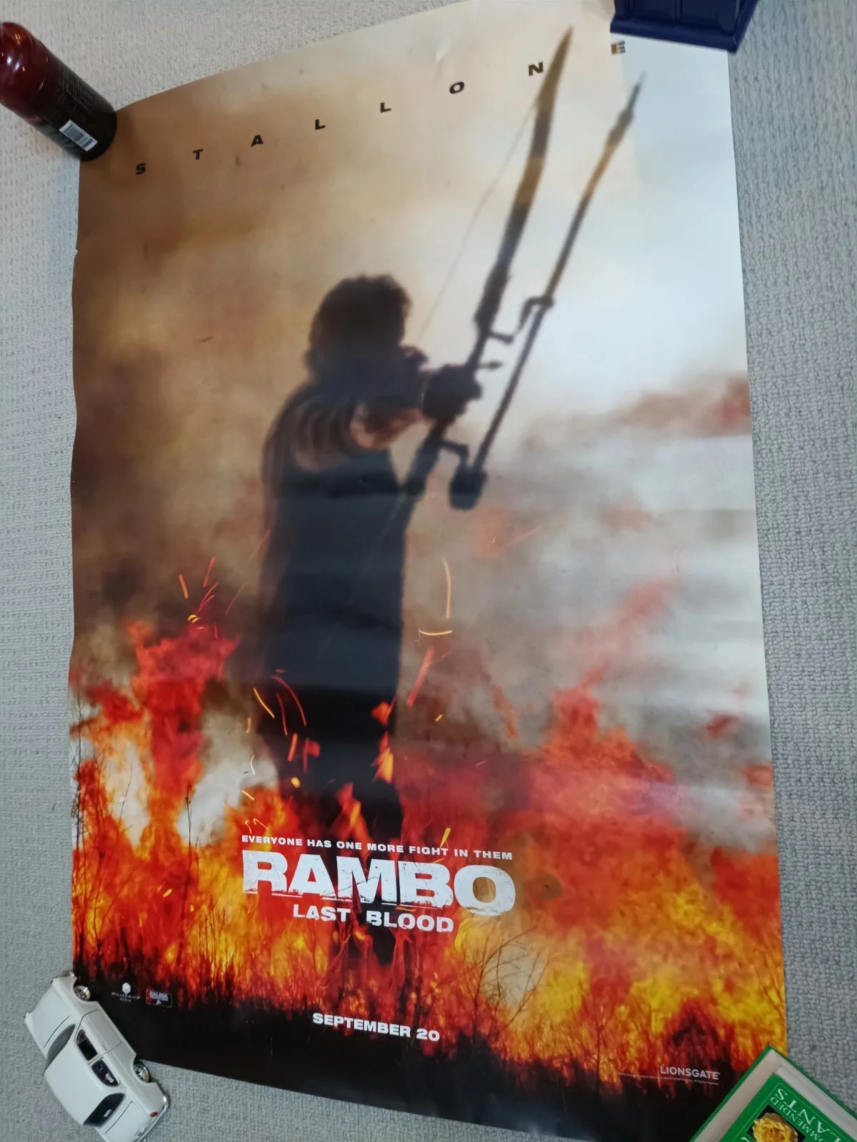 Set of 2 Original Rambo: Last Blood One-Sheet Movie Posters – Rare Collectible, изображение 3