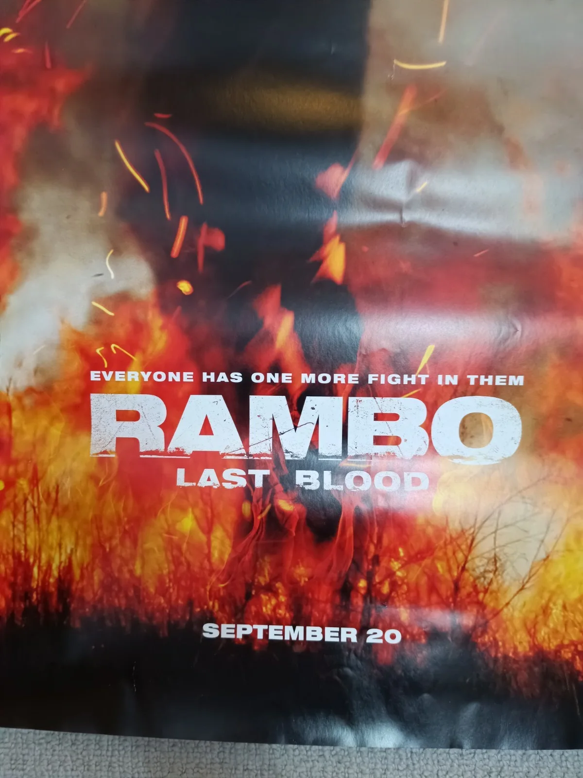 Set of 2 Original Rambo: Last Blood One-Sheet Movie Posters – Rare Collectible, изображение 4
