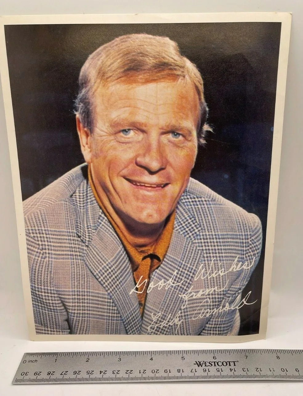Eddy Arnold Vintage 8 x 10 Color Glossy Photo, изображение 2