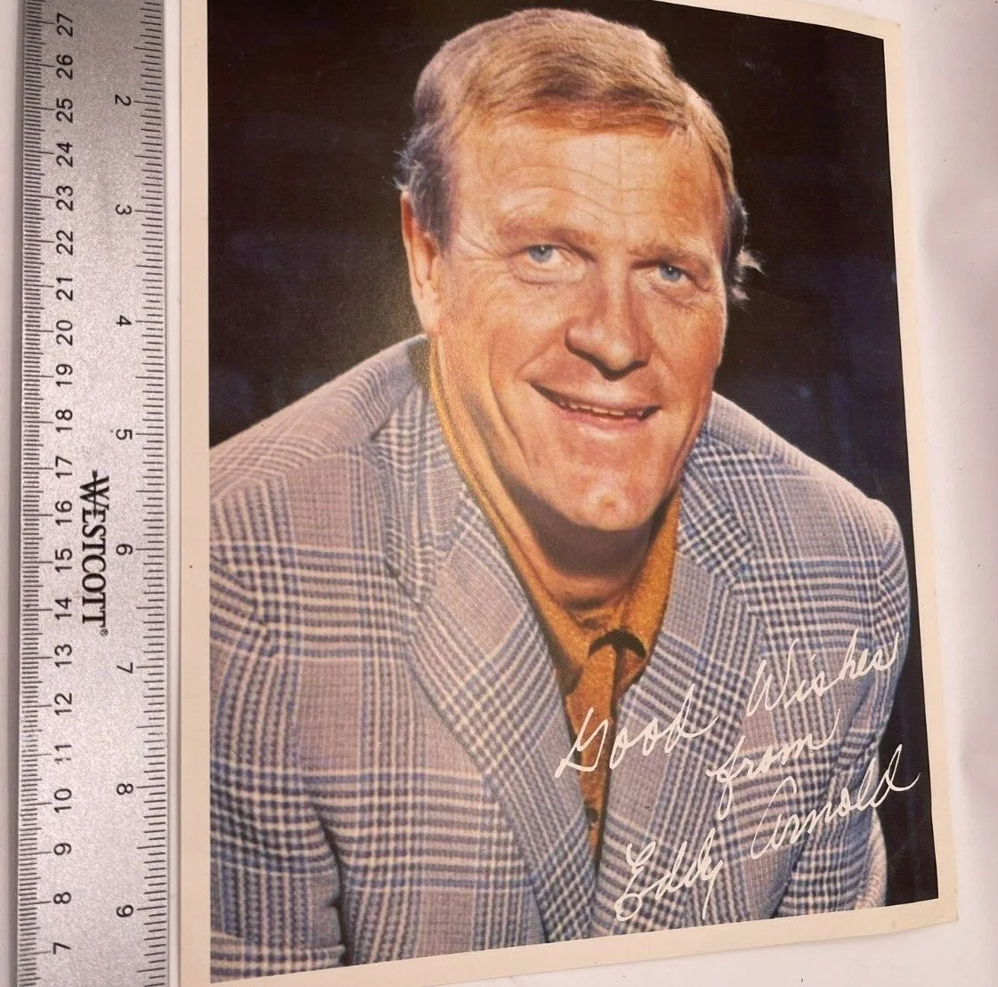 Eddy Arnold Vintage 8 x 10 Color Glossy Photo, изображение 3