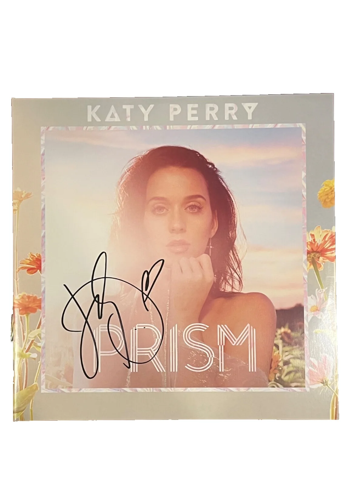 KATY PERRY SIGNED “PRISM” VINYL W/ EXACT VIDEO PROOF ALBUM AUTOGRAPH, изображение 2
