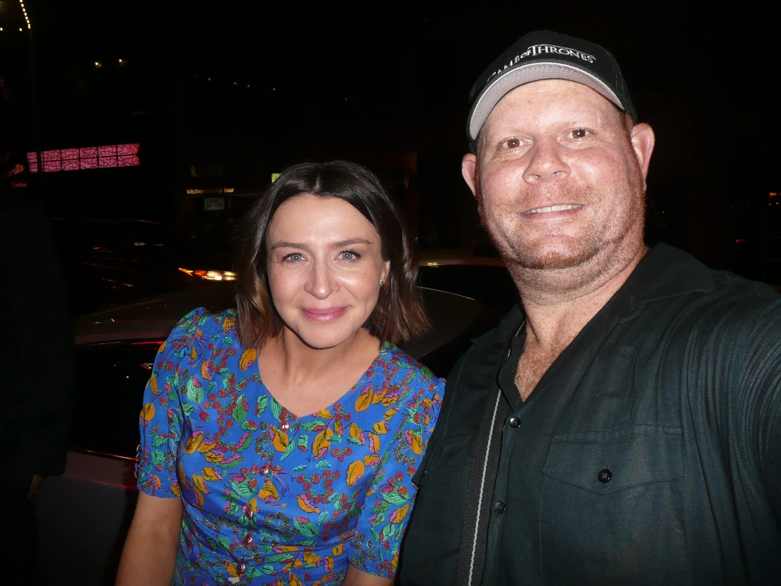 CATERINA SCORSONE — Caterina Scorsone Grey's Anatomy matted signed index card with photo 11x17 #1, изображение 3