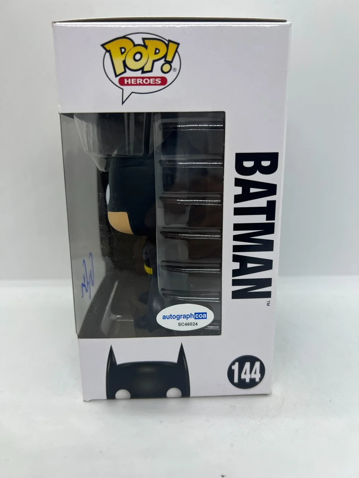 George Clooney Signed Batman Funko Pop DC Batman #144 ACOA, изображение 2