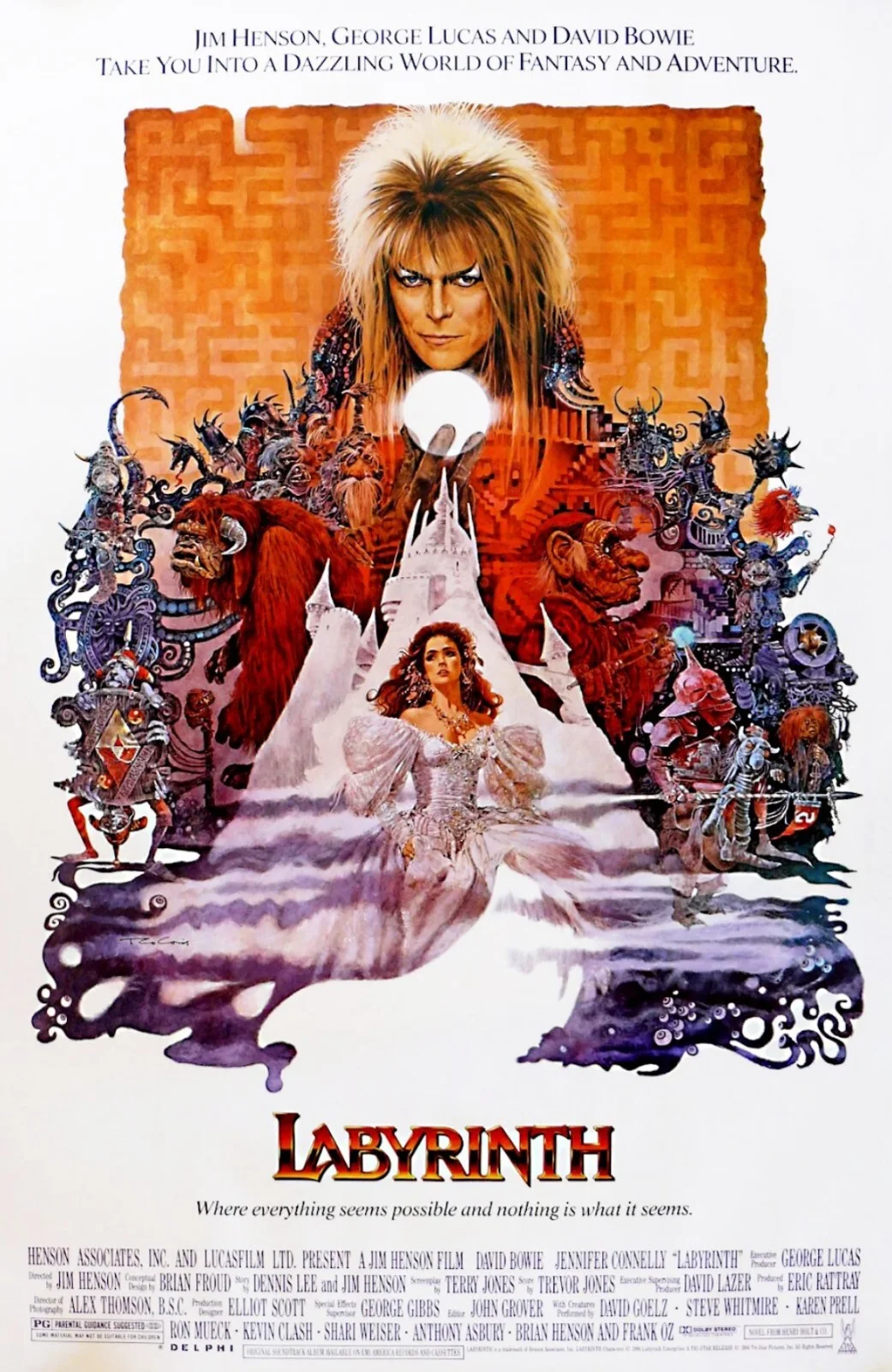 David Bowie In Labyrinth 1986 Very Rare Unmounted 35mm Genuine Film Cells, изображение 2